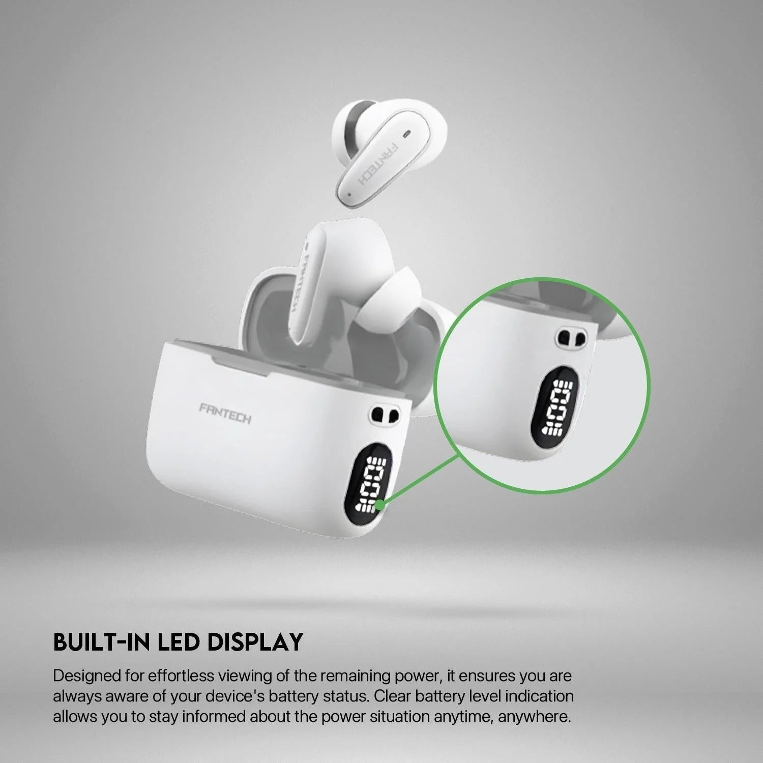 Fantech life wave 13 earbuds - true wireless tws earphones with bluetooth 5.3