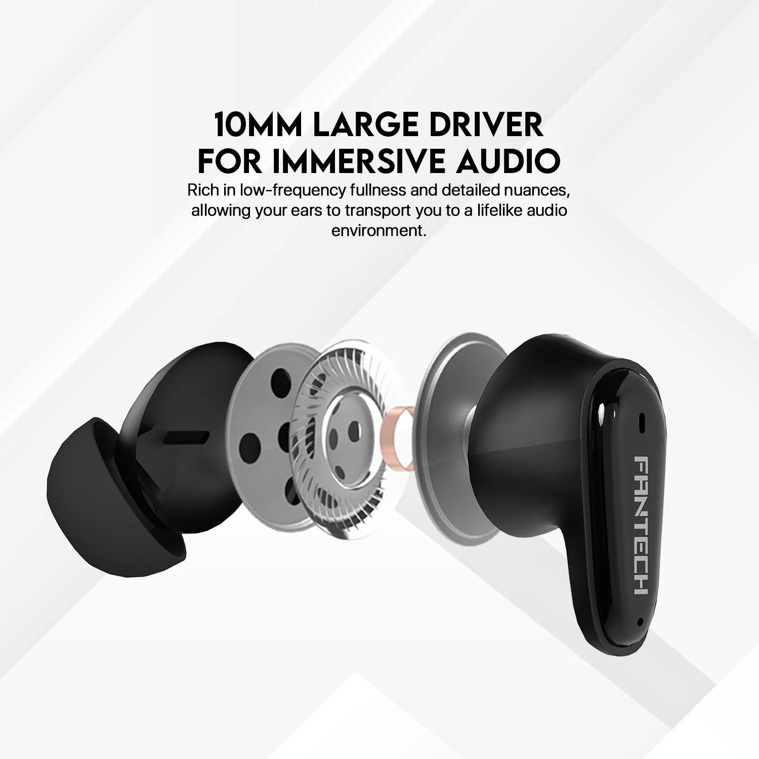 Fantech life wave 13 earbuds - true wireless tws earphones with bluetooth 5.3