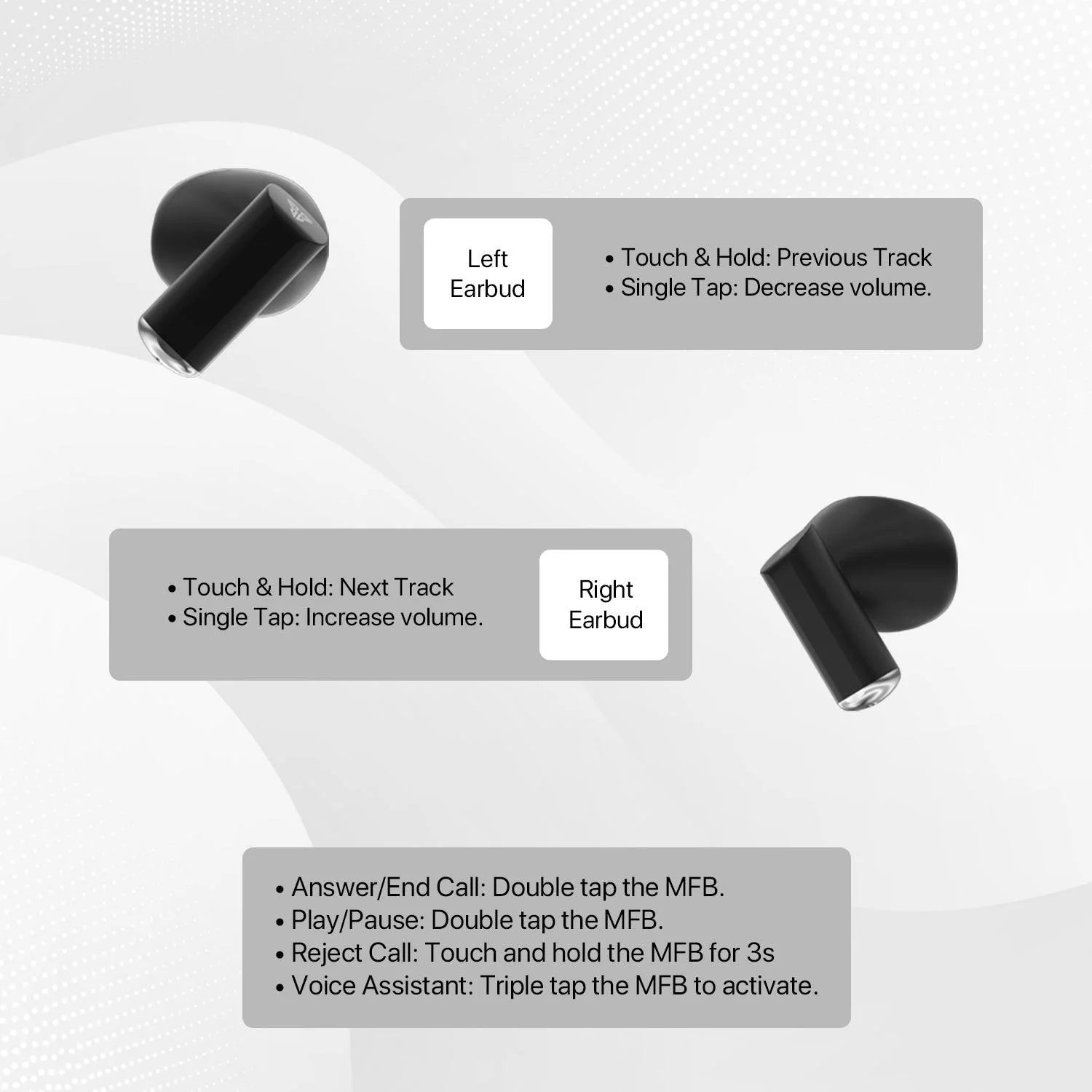 Fantech mithril tx1 lite earbuds with ipx5 water resistance - audio | earphone