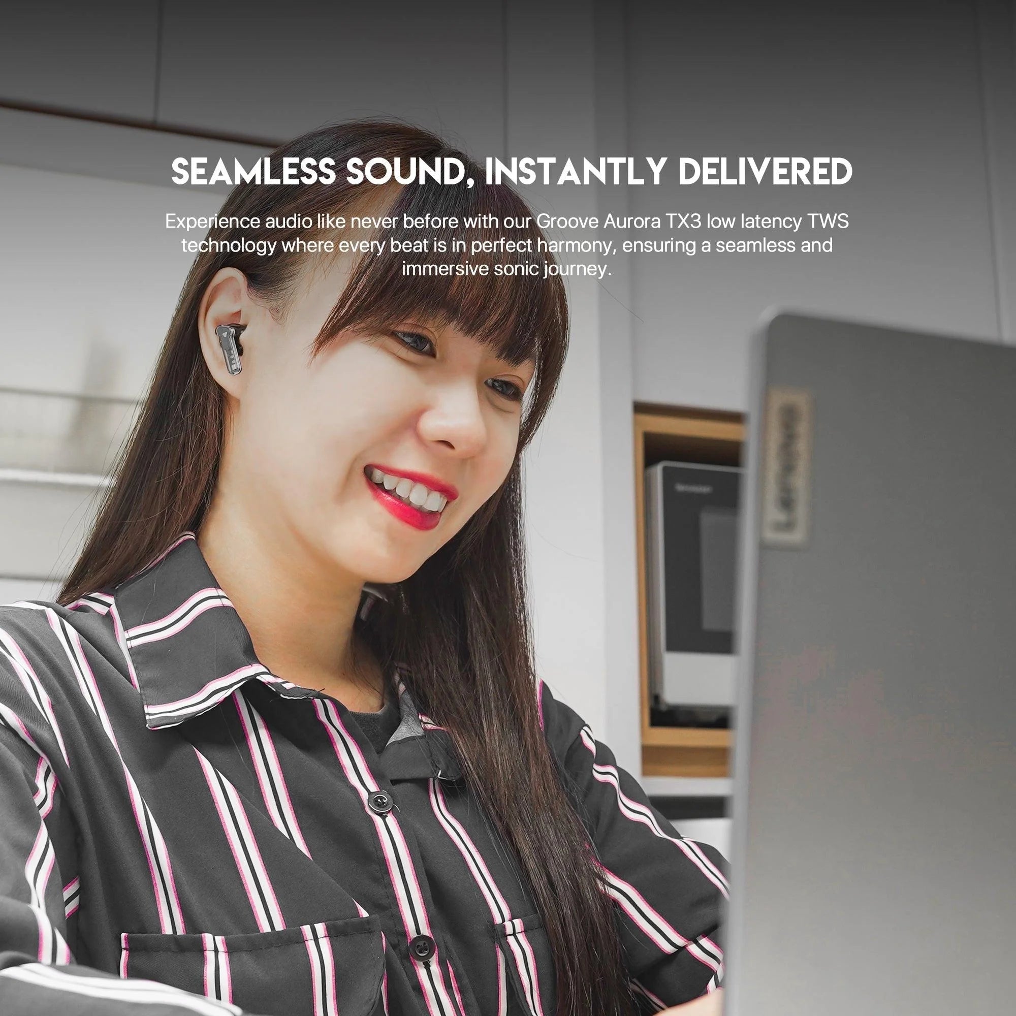 Fantech smart tws tx3 - groove aurora rgb wireless earbuds - audio | earphone