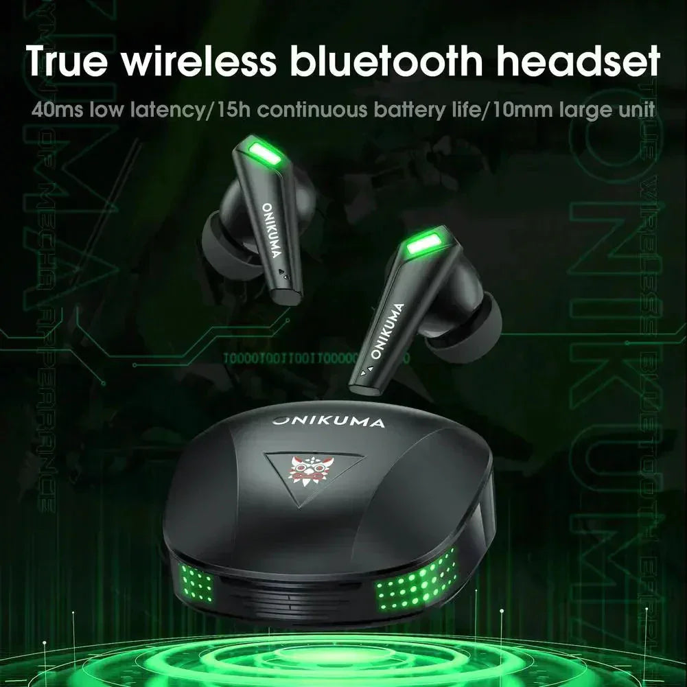 Onikuma t308 wireless earbuds with mic for superior sound experience - audio | earphone