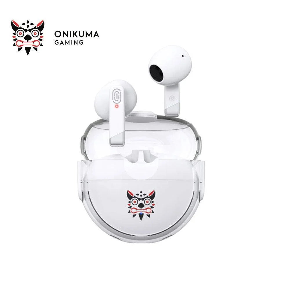 Onikuma t31 tws wireless earbuds gaming earphones - white - audio | earphone