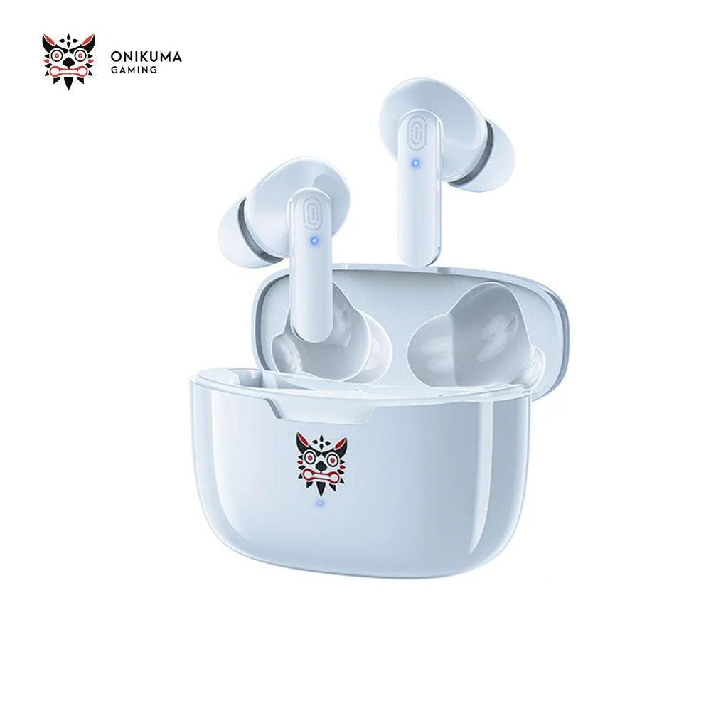 Onikuma t38 wireless earphones tws - white - audio | earphone