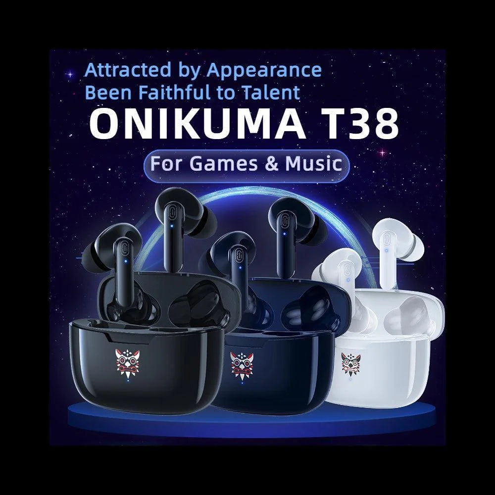 Onikuma t38 wireless earphones tws - audio | earphone