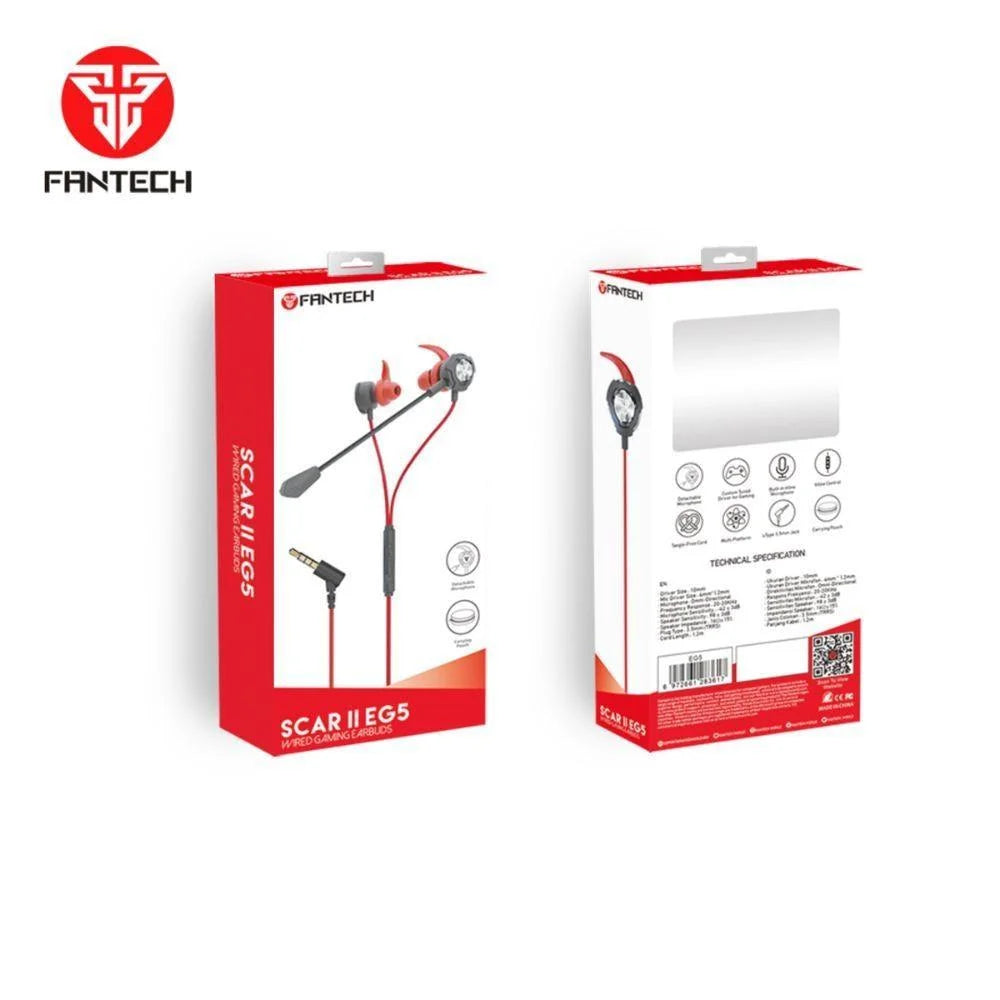 Scar ii eg5 wired gaming earbuds for ultimate audio experience - audio | earphone
