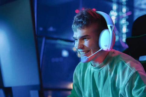 Redragon H848 Bluetooth Wireless Gaming Headset - Lightweight - 7.1 Surround Sound - 40mm Drivers - Detachable