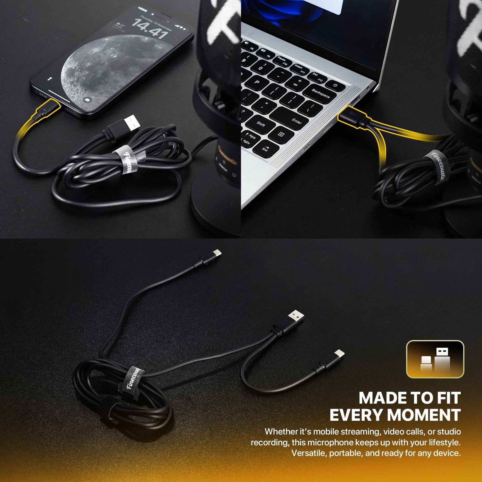 Fantech UFM1 Finecoustic SONARA Condenser Microphone