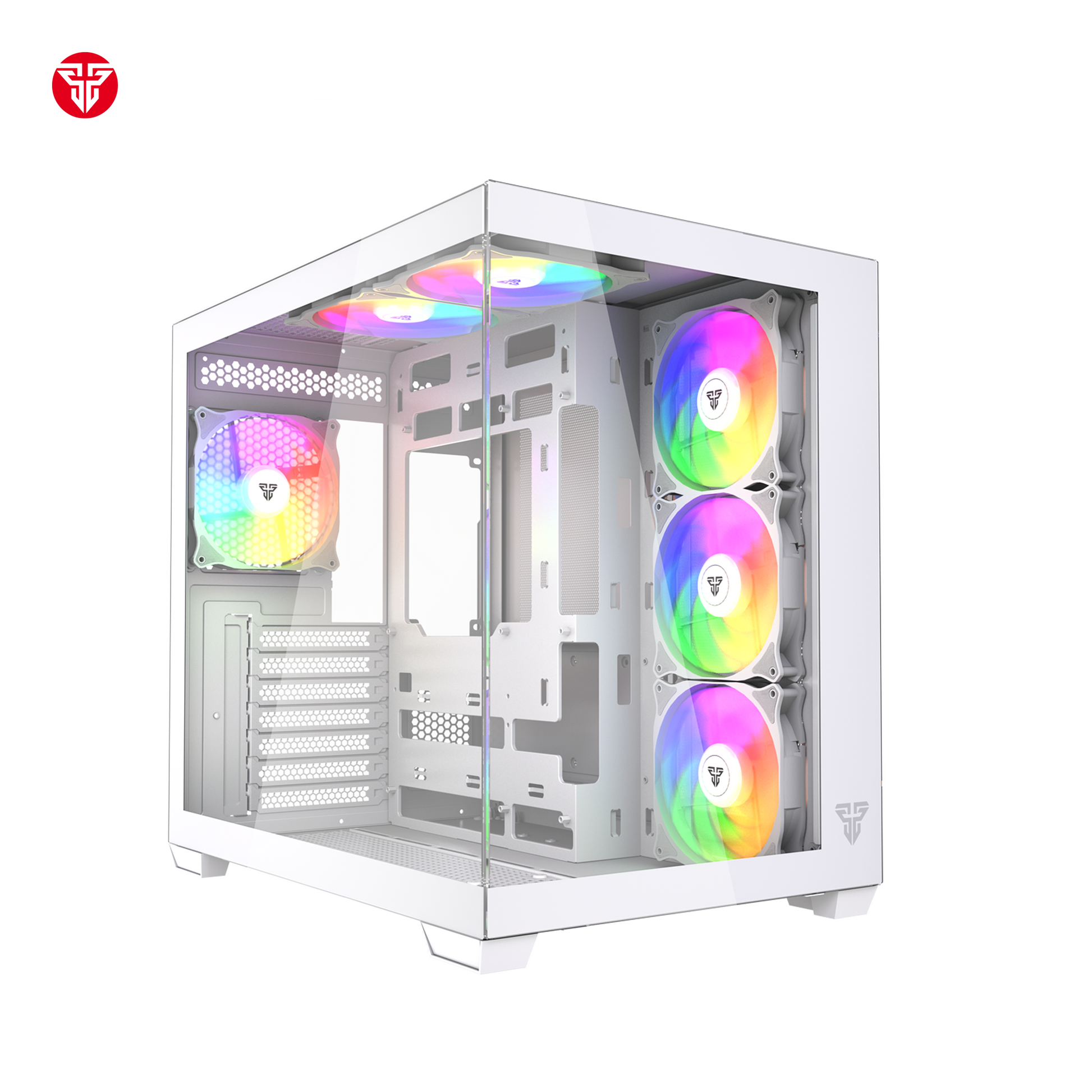 Fantech CG85 LUMINA MID Tower Gaming Case - White
