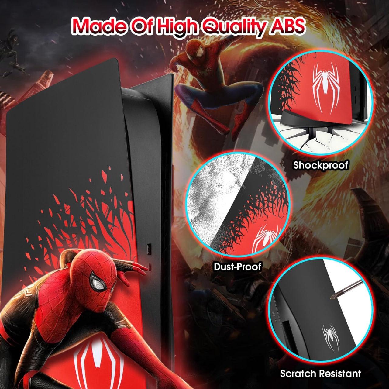 Faceplate for PS5 Disc Edition - Spiderman Design Faceplate for PS5 Spiderman - Gameonjo - Video Games and PC Gaming Store in Jordan