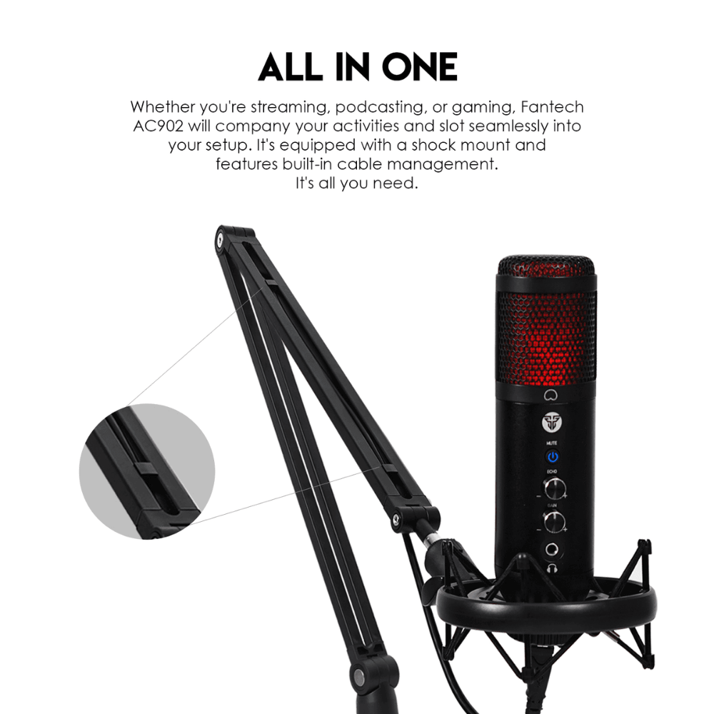 Fantech Ac902 Microphone Boom Arm - Gameonjo