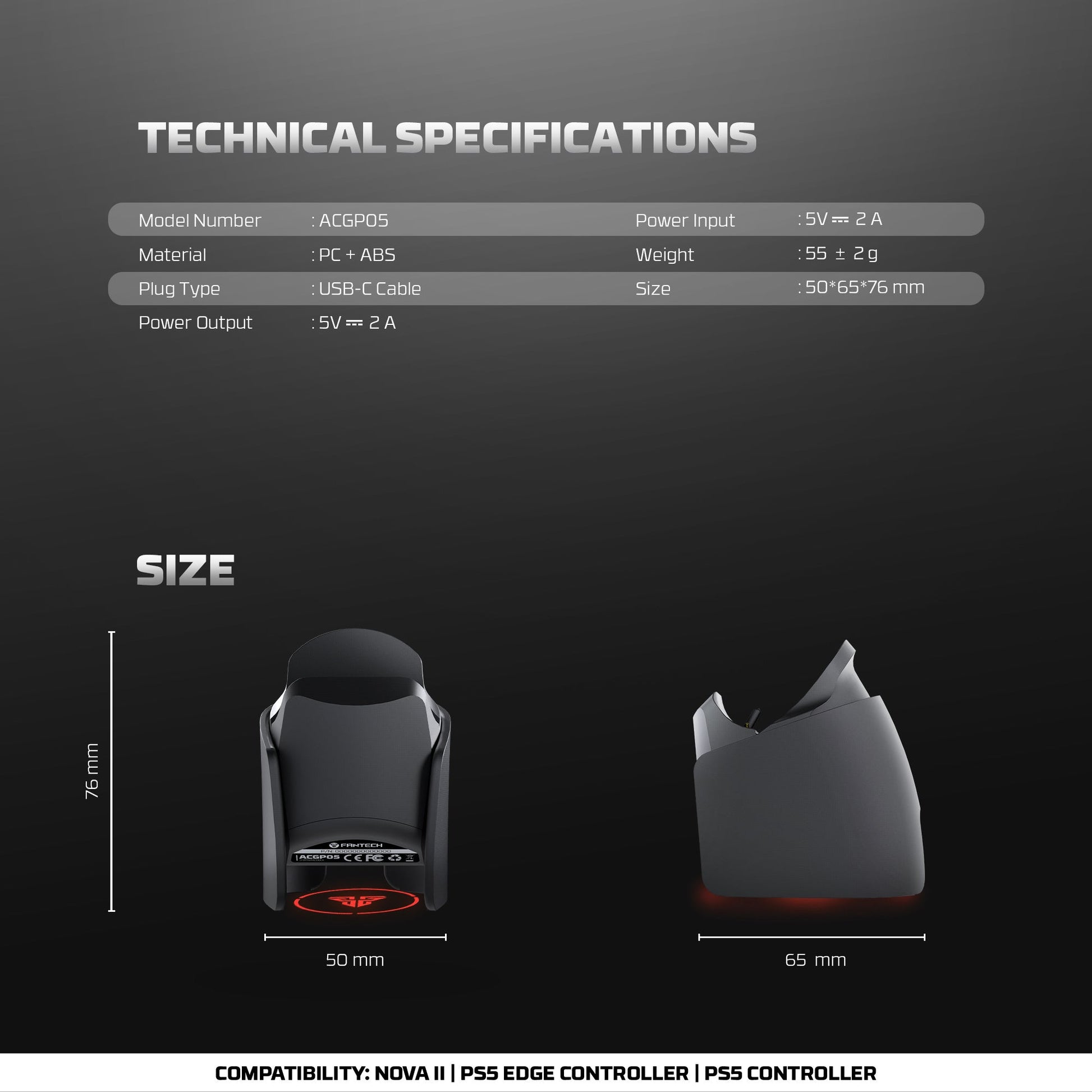 Fantech Acgp05 Charging Dock for Wgp15