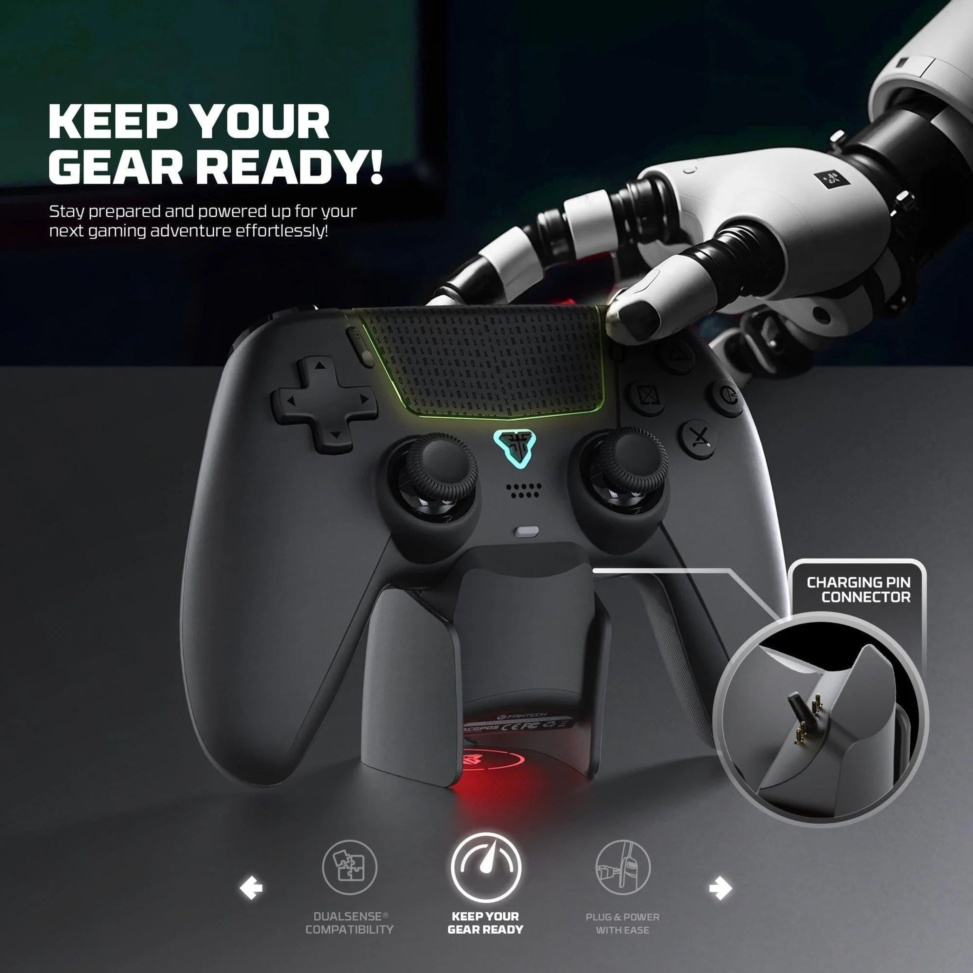 Fantech acgp05 charging dock for wgp15 - console | controller