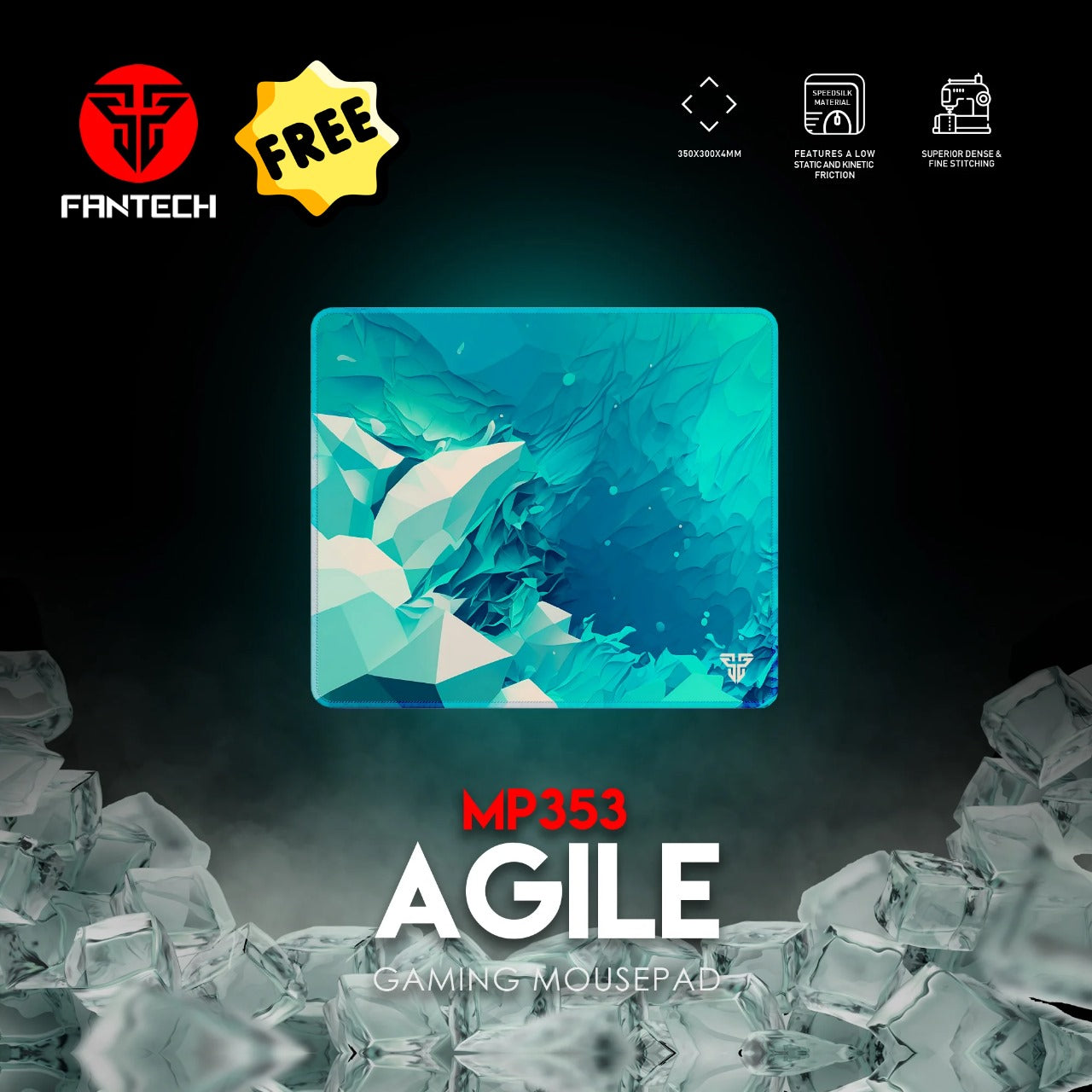 Fantech Aria Xd7 Huano Version Super Lightweight Gaming Mouse +mousepad Mp353 - Gameonjo