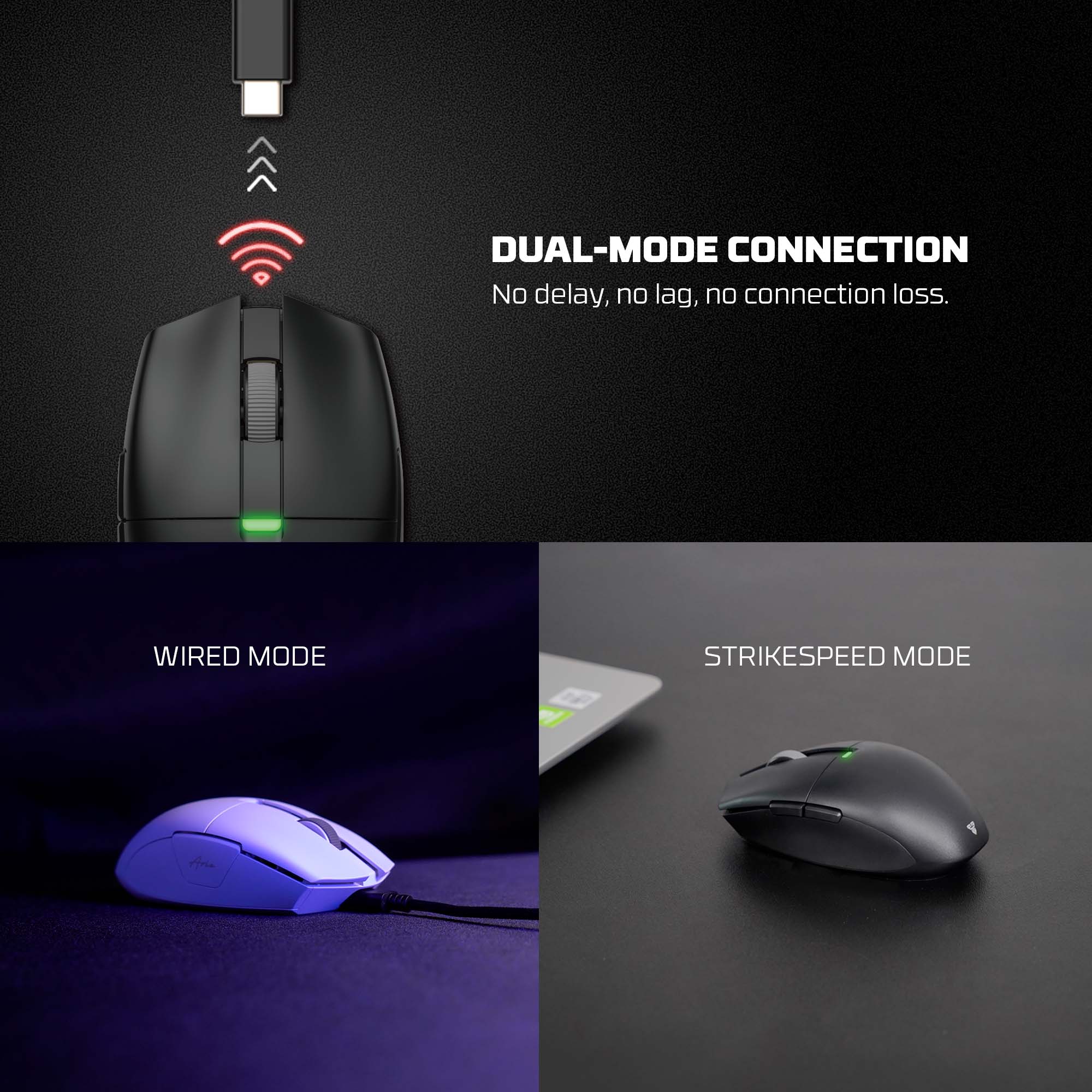 Fantech Aria Xd7e Wireless Gaming Mouse - White - Gameonjo