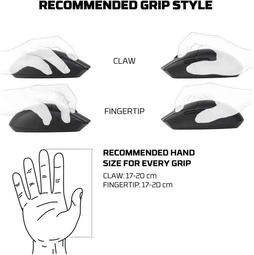 Fantech Aria Xd7v2 Wireless Gaming Mouse, 53g Ultra-lightweight Huano Switches,