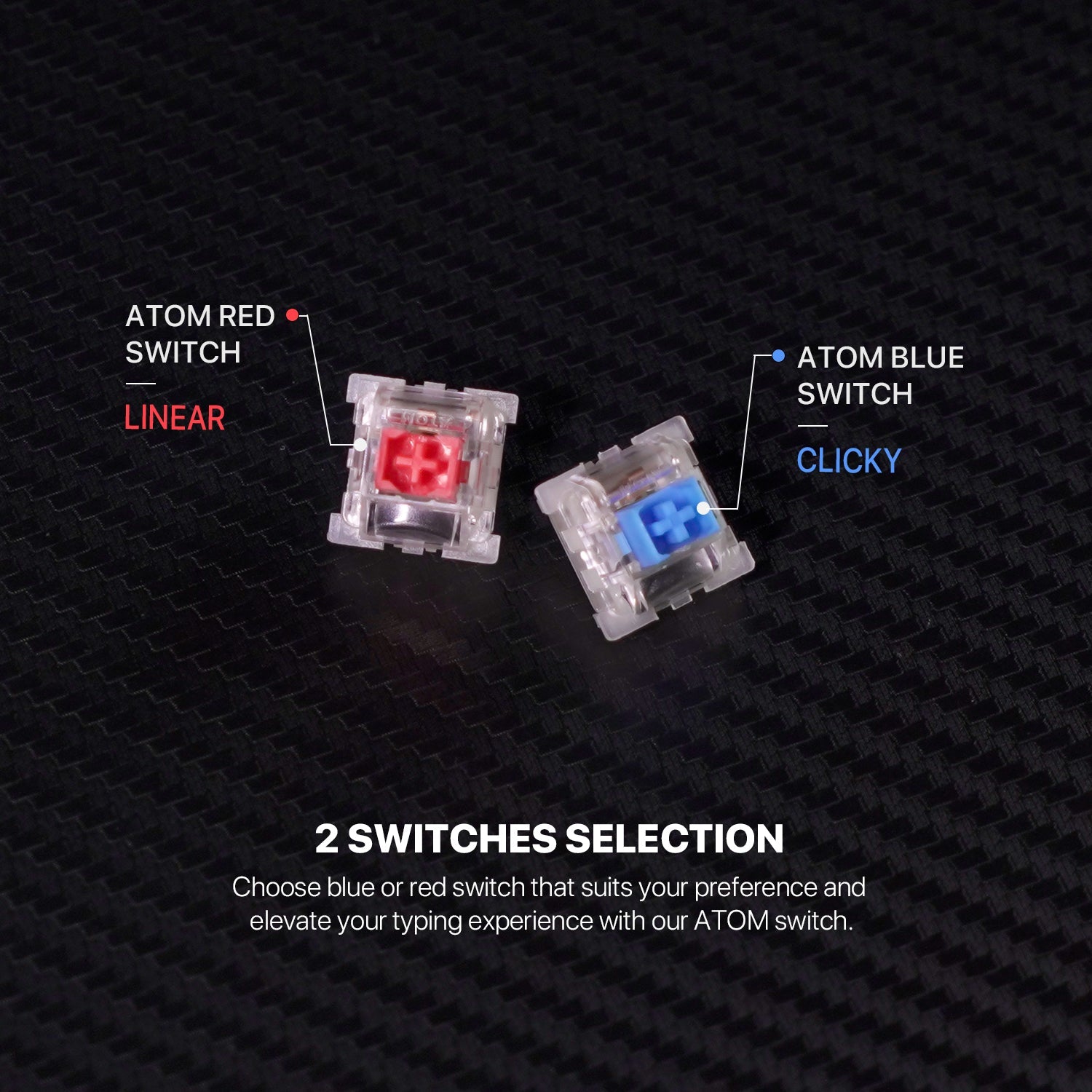 Fantech Atom Tkl Mk886v2 104keycaps Keycaps Mechanical Keyboard - Gameonjo