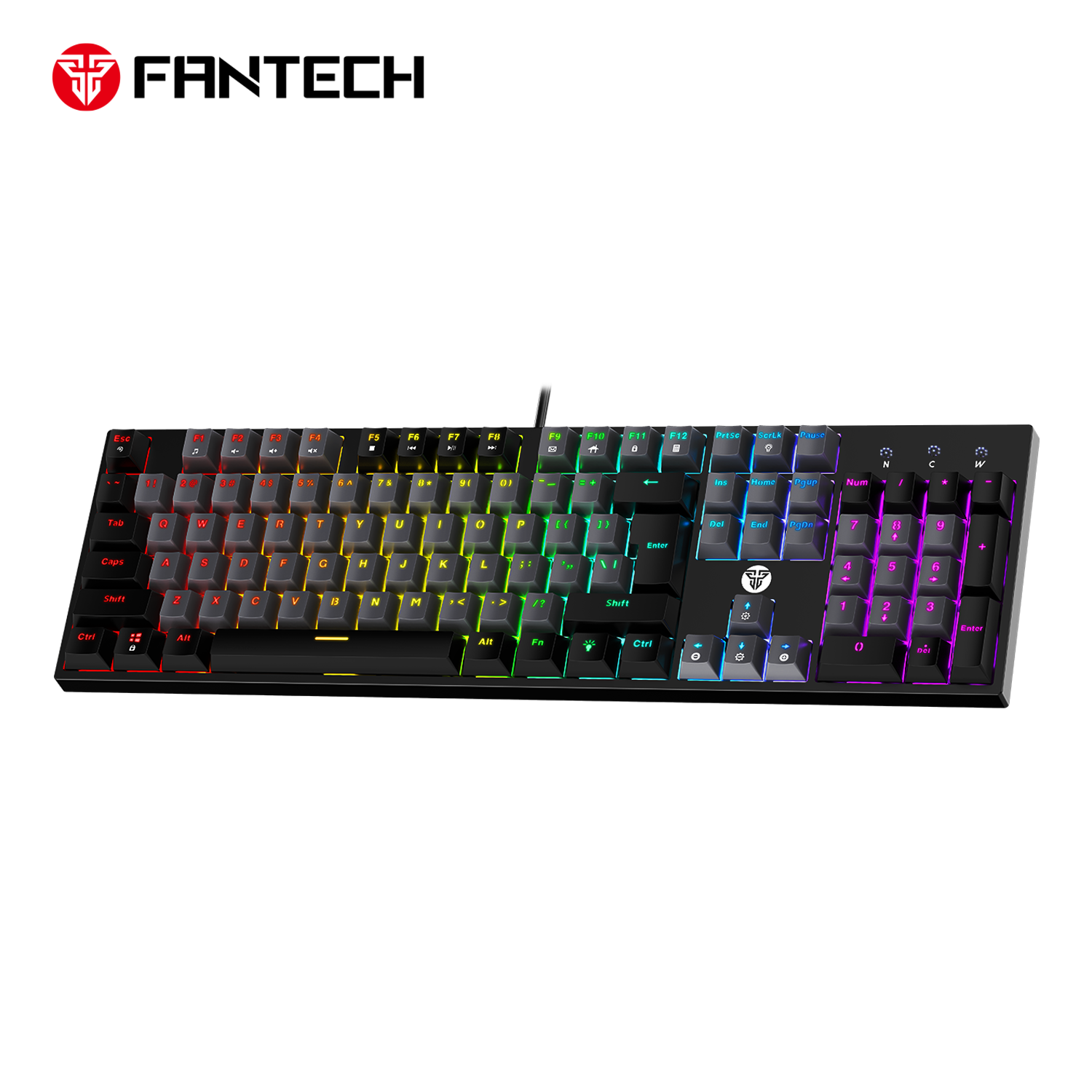 Fantech Atom Tkl Mk886v2 104keycaps Keycaps Mechanical Keyboard - Gameonjo