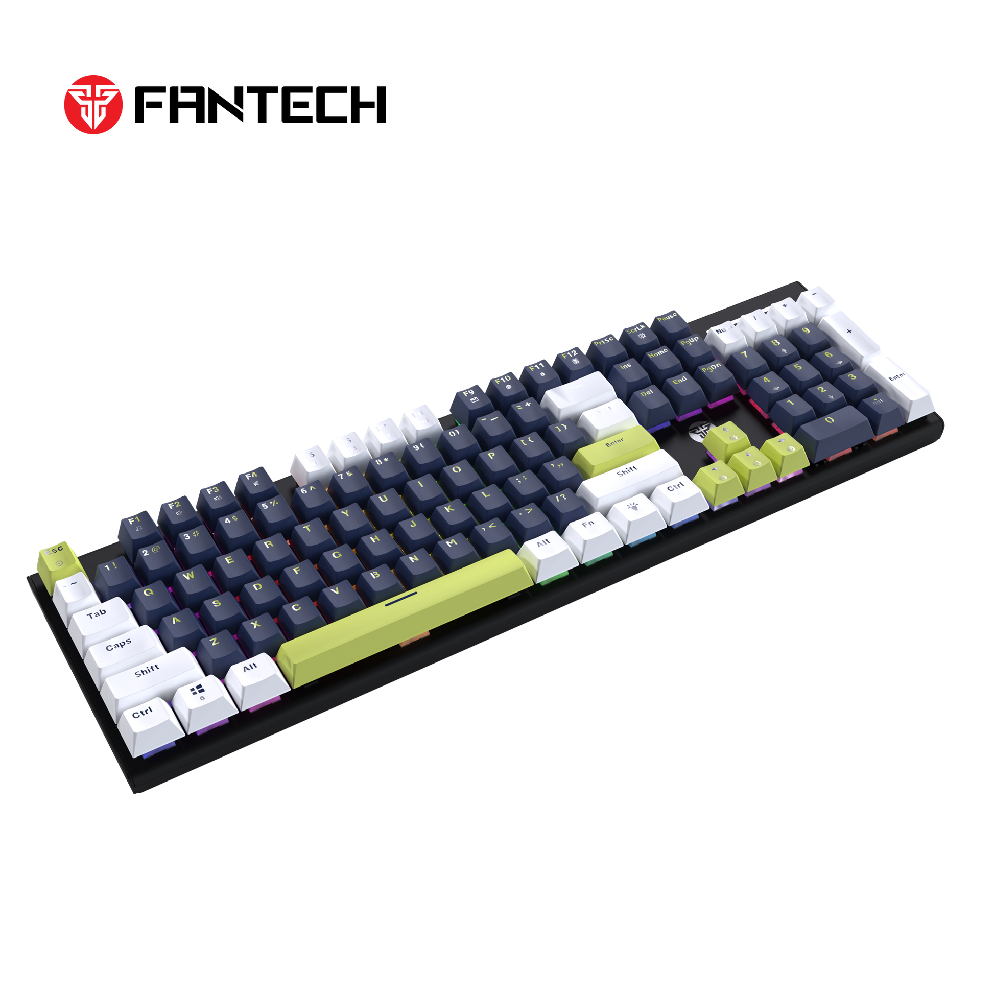 Fantech Atom104s Mk878s Mechanical Gaming Keyboard Mori Edition White