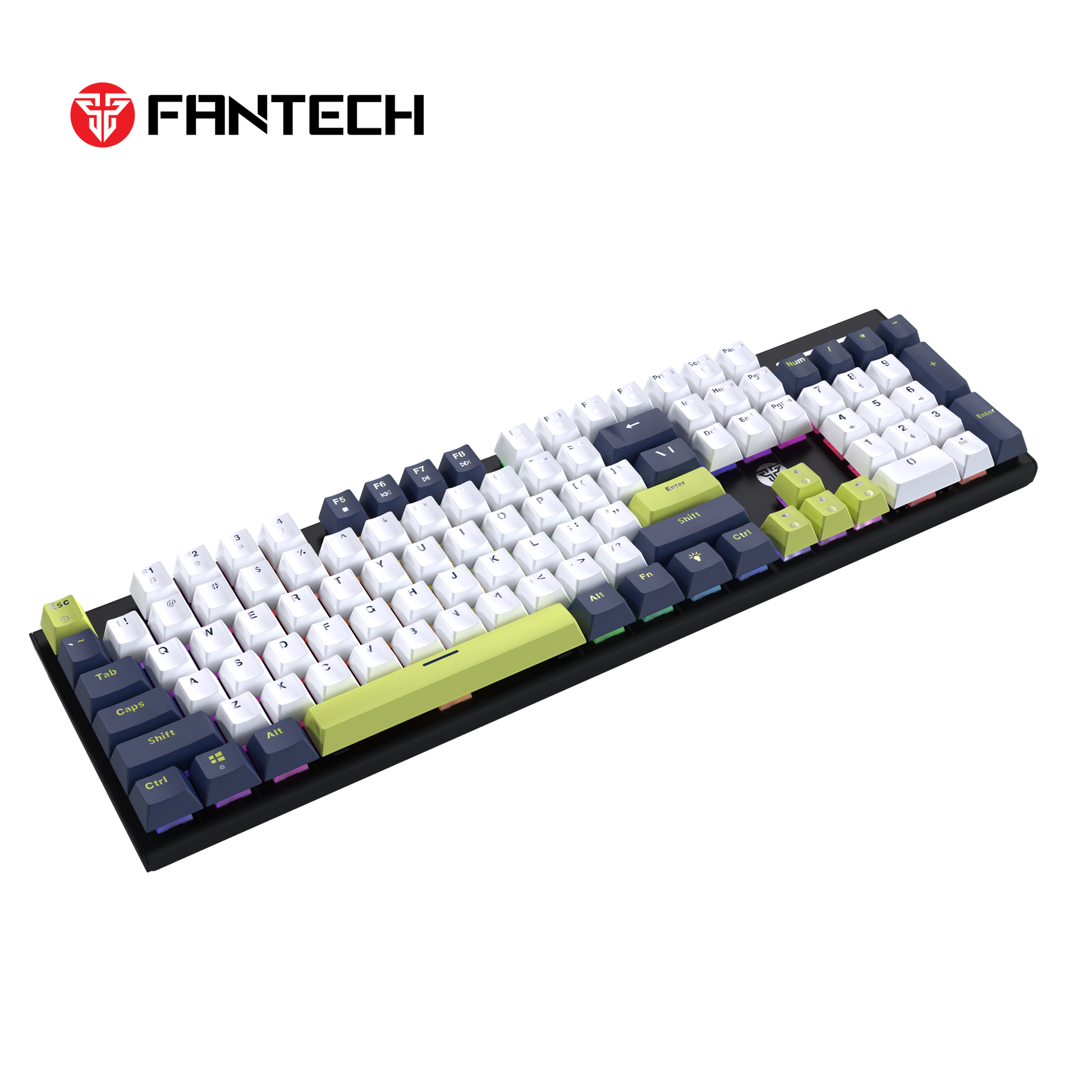 Fantech Atom104s Mk878s Mechanical Gaming Keyboard Mori Edition White