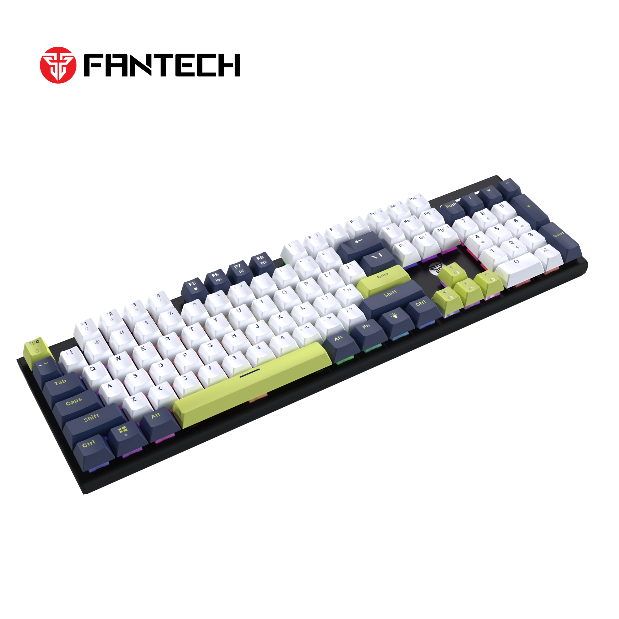 Fantech Atom104s Mk878s Mechanical Gaming Keyboard Mori Edition White