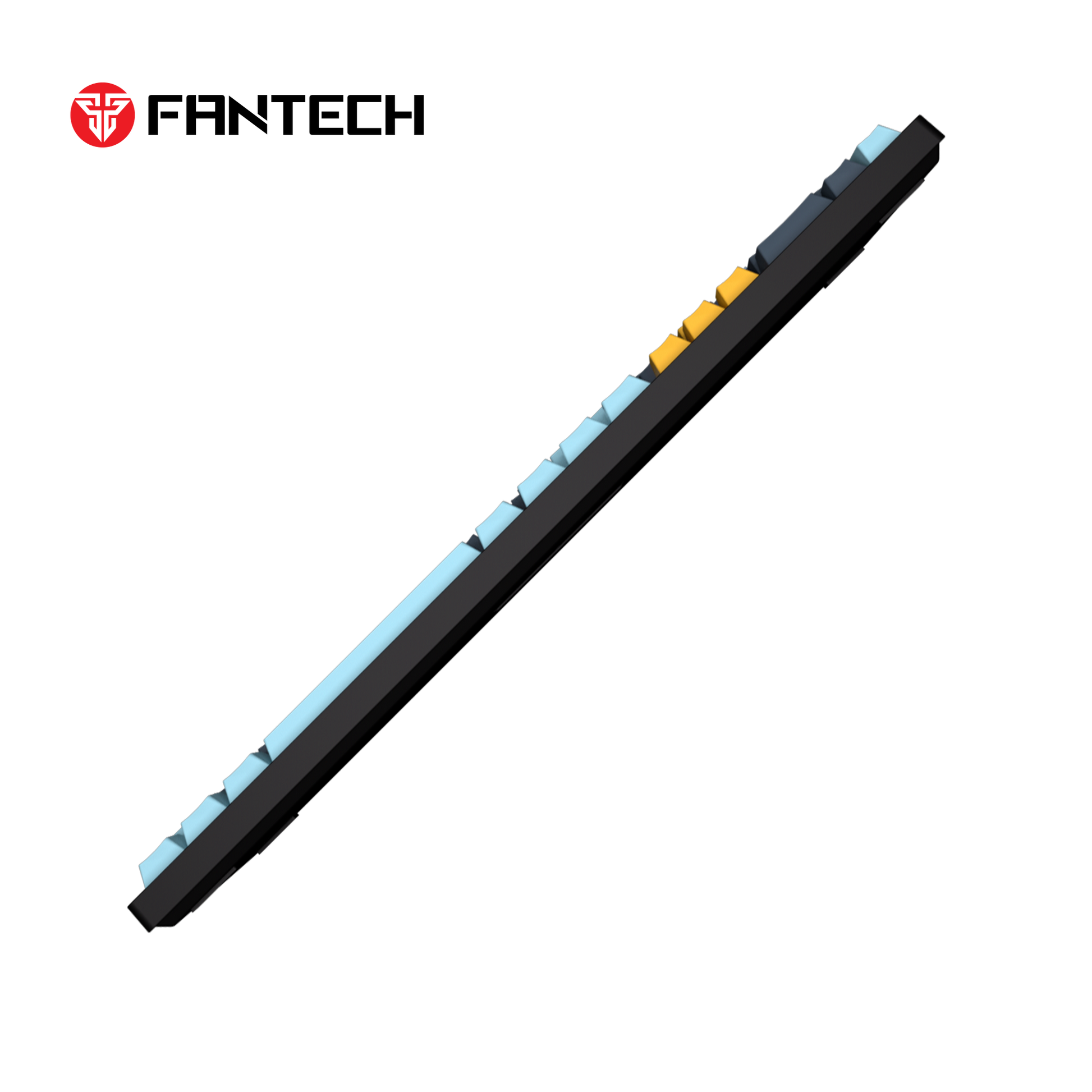 Fantech atom107s mk893s mechanical keyboard mizu edition sky blue for ultimate performance and style - keyboard