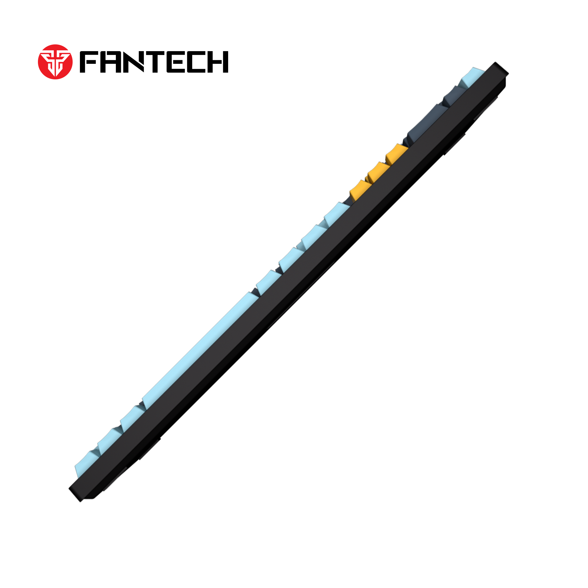 Fantech atom107s mk893s mechanical keyboard mizu edition sky blue for ultimate performance and style - keyboard