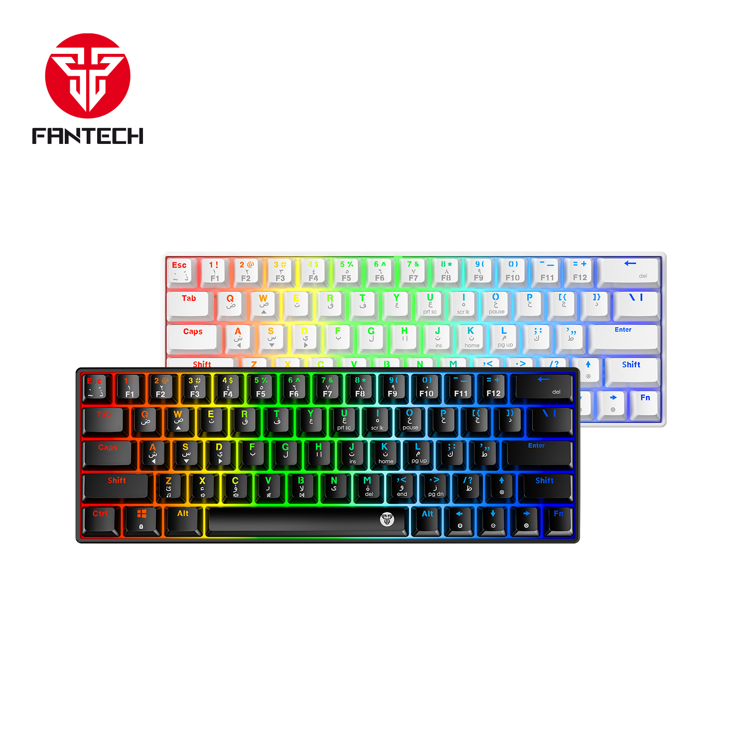 Fantech Atom63 Mk859 Mechanical Gaming Keyboard Arabic/english - Gameonjo