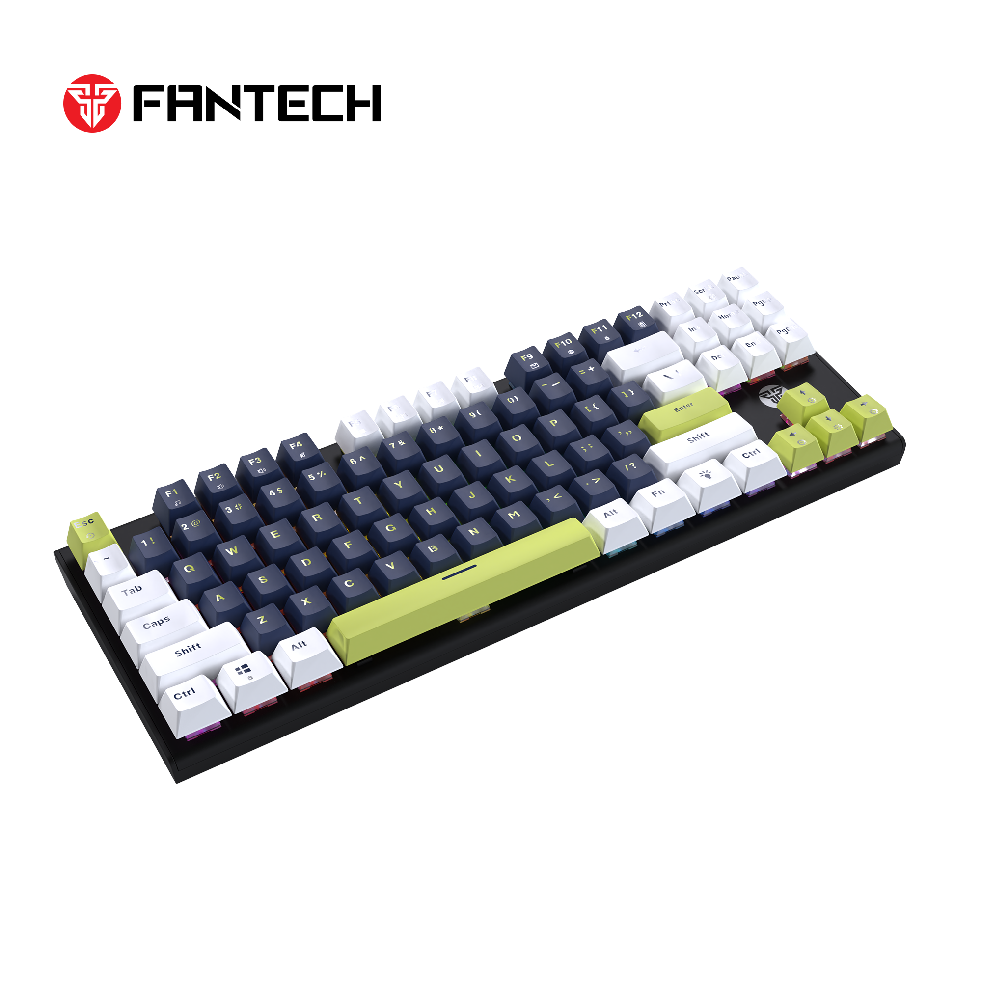 Fantech atom87s mk877s keyboard - mori edition black mechanical gaming keyboard