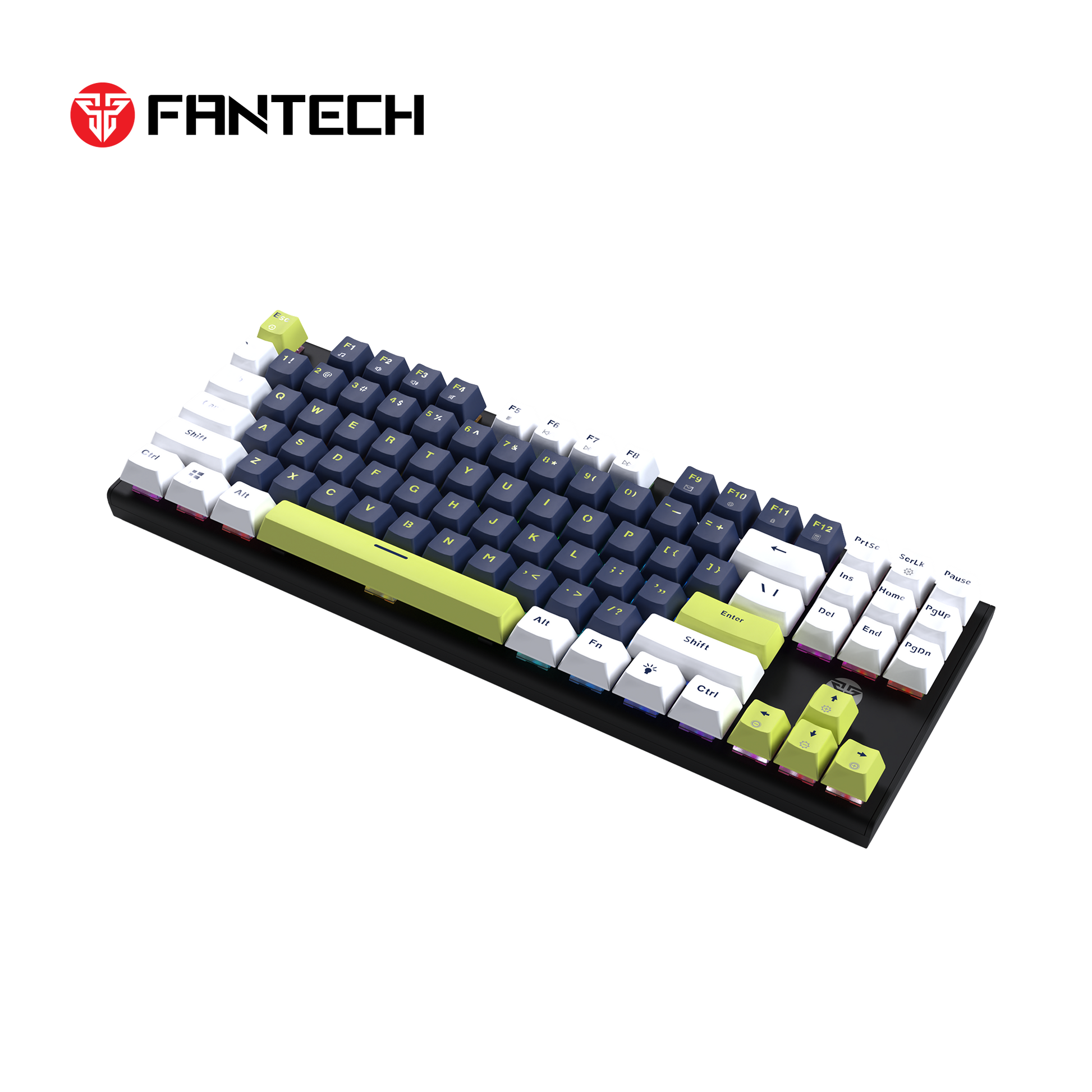 Fantech atom87s mk877s keyboard - mori edition black mechanical gaming keyboard