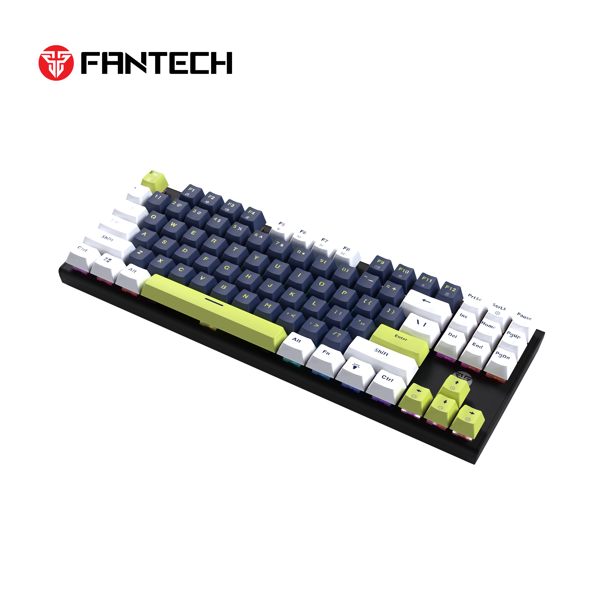 Fantech atom87s mk877s keyboard - mori edition black mechanical gaming keyboard