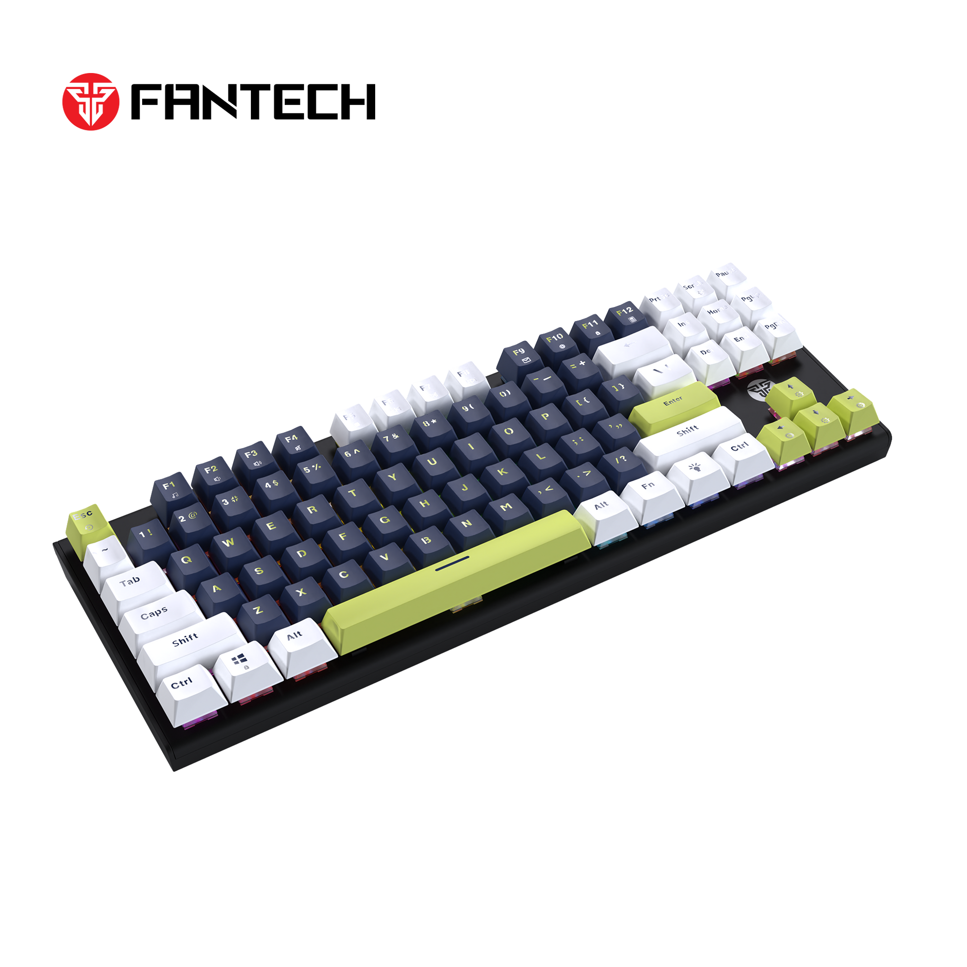 Fantech atom87s mk877s keyboard - mori edition black mechanical gaming keyboard