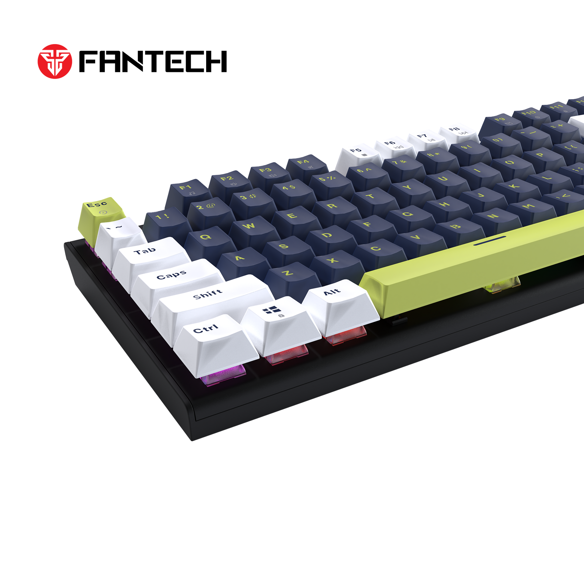 Fantech atom87s mk877s keyboard - mori edition black mechanical gaming keyboard