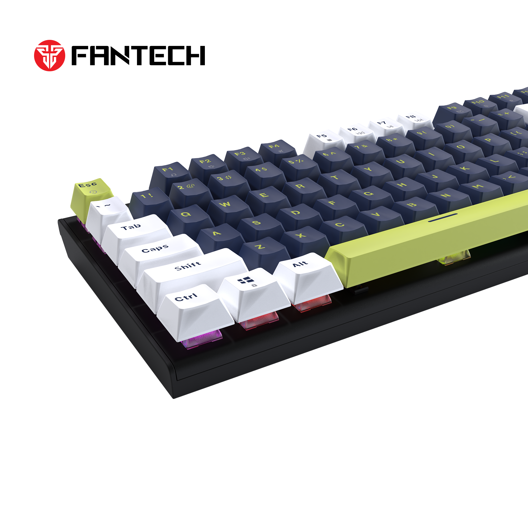Fantech atom87s mk877s keyboard - mori edition black mechanical gaming keyboard