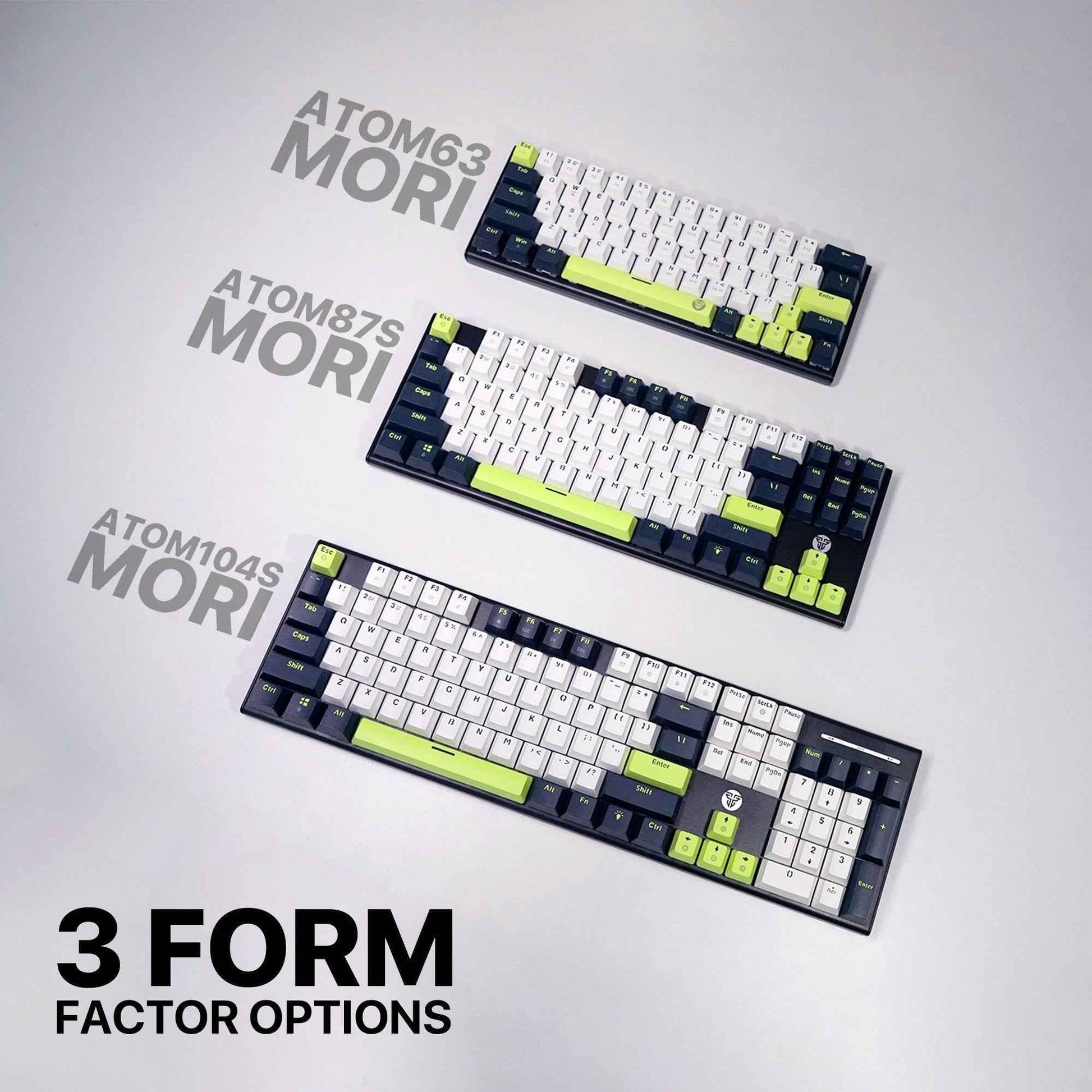 Fantech atom87s mk877s keyboard - mori edition white mechanical gaming keyboard - keyboard