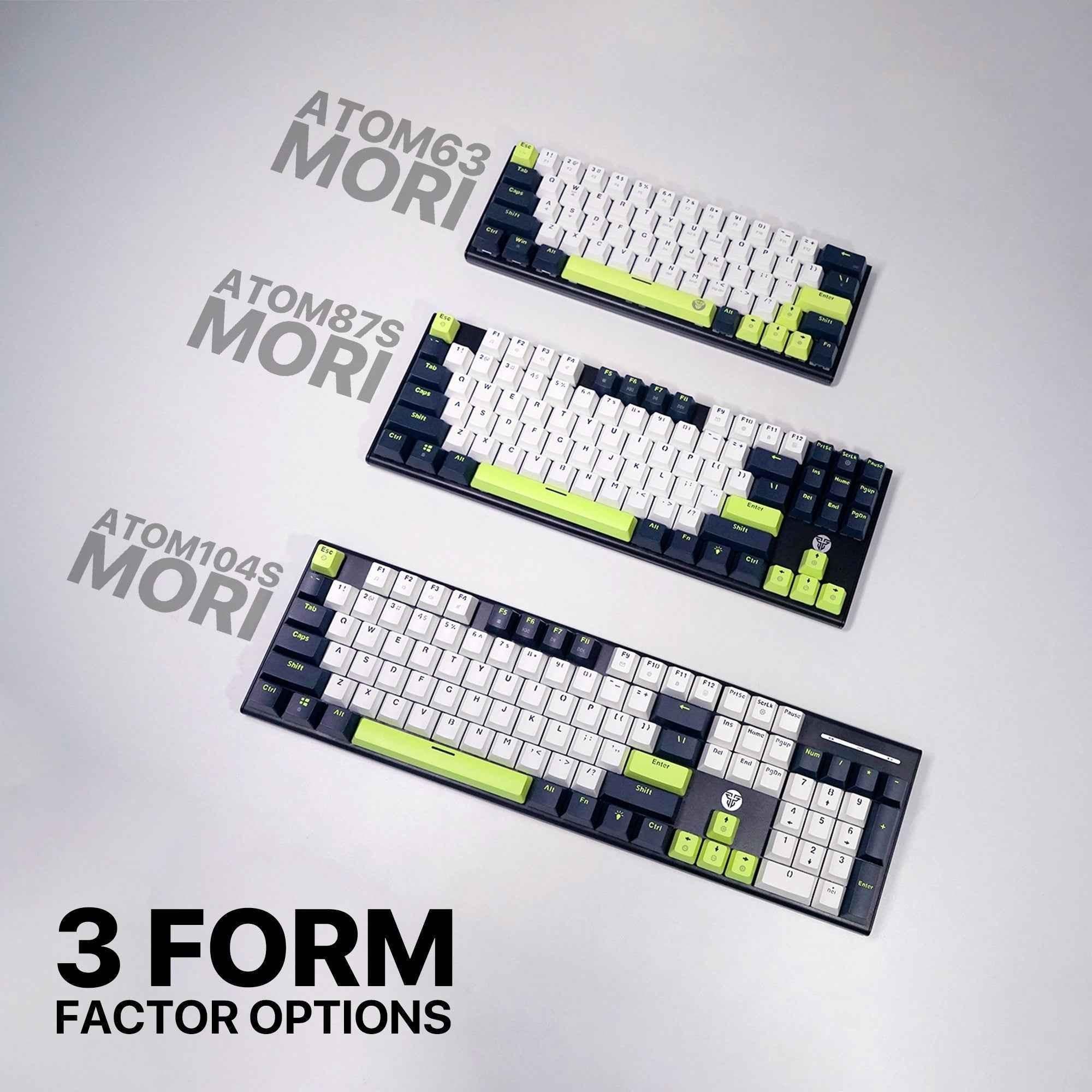 Fantech atom87s mk877s keyboard - mori edition white mechanical gaming keyboard - keyboard