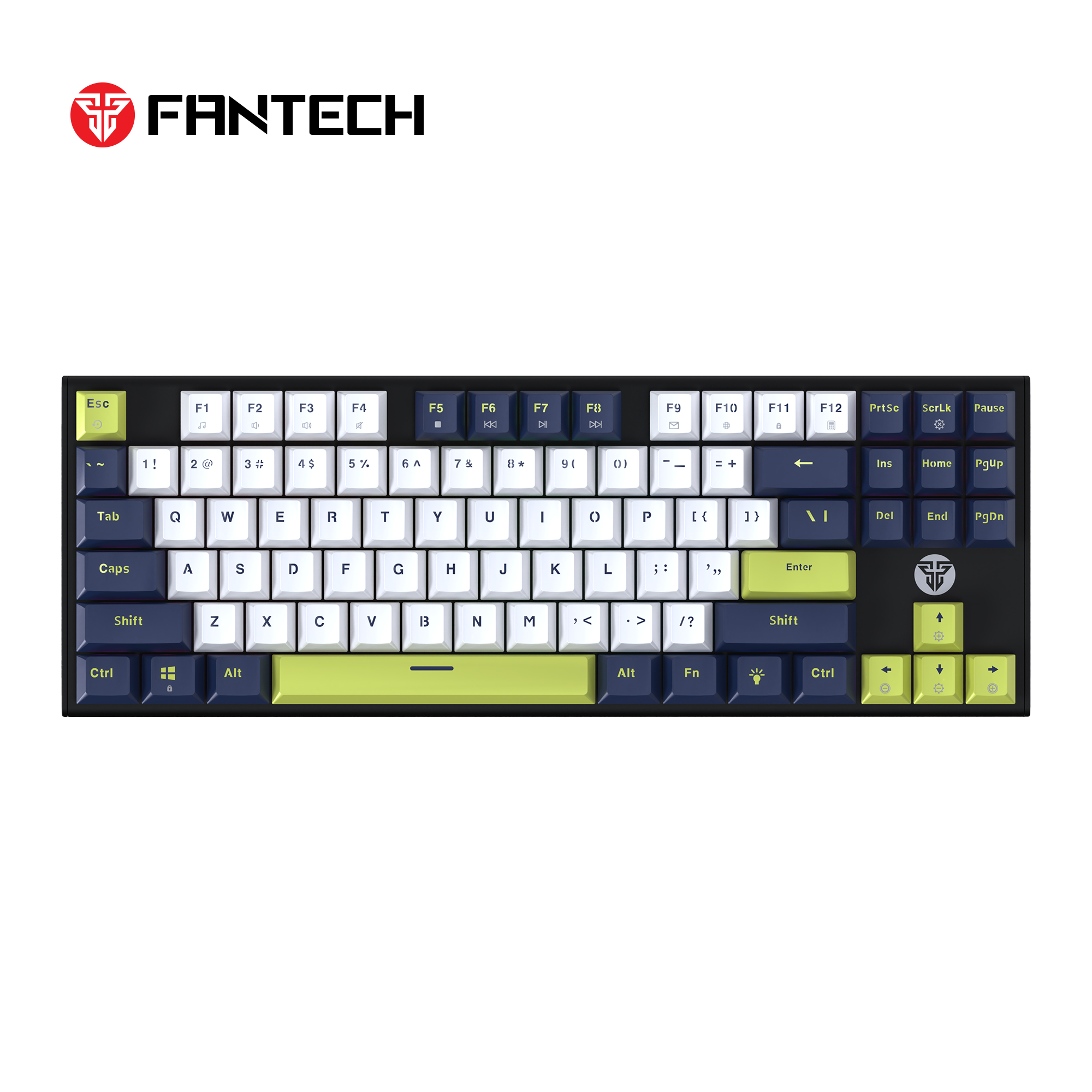 Fantech Atom87s Mk877s Mechanical Gaming Keyboard Mori Edition White