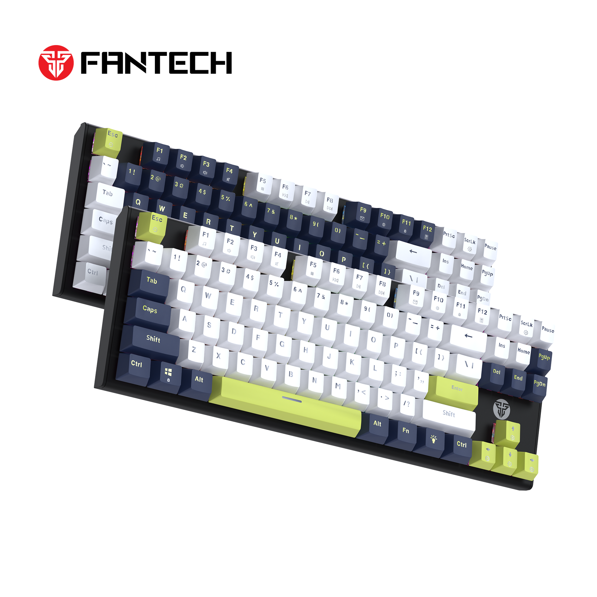 Fantech Atom87s Mk877s Mechanical Gaming Keyboard Mori Edition White