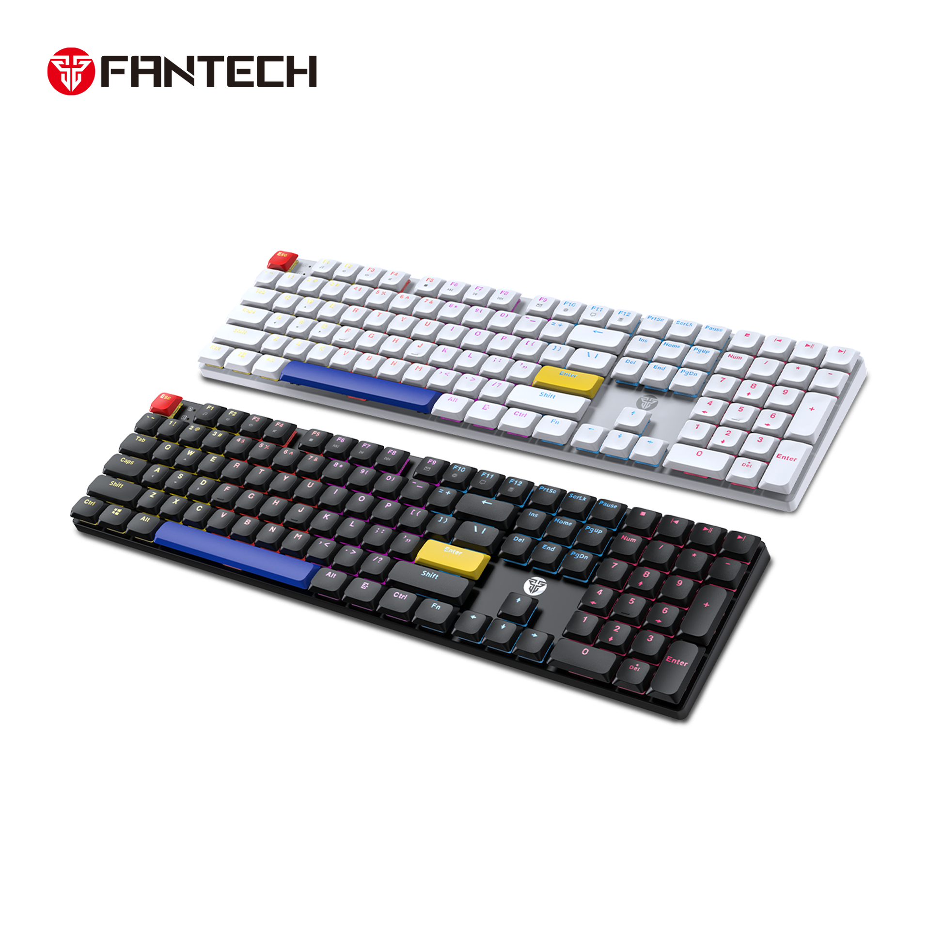 Fantech Atomair108 Mk314 Mechanical Keyboard Low-profile White