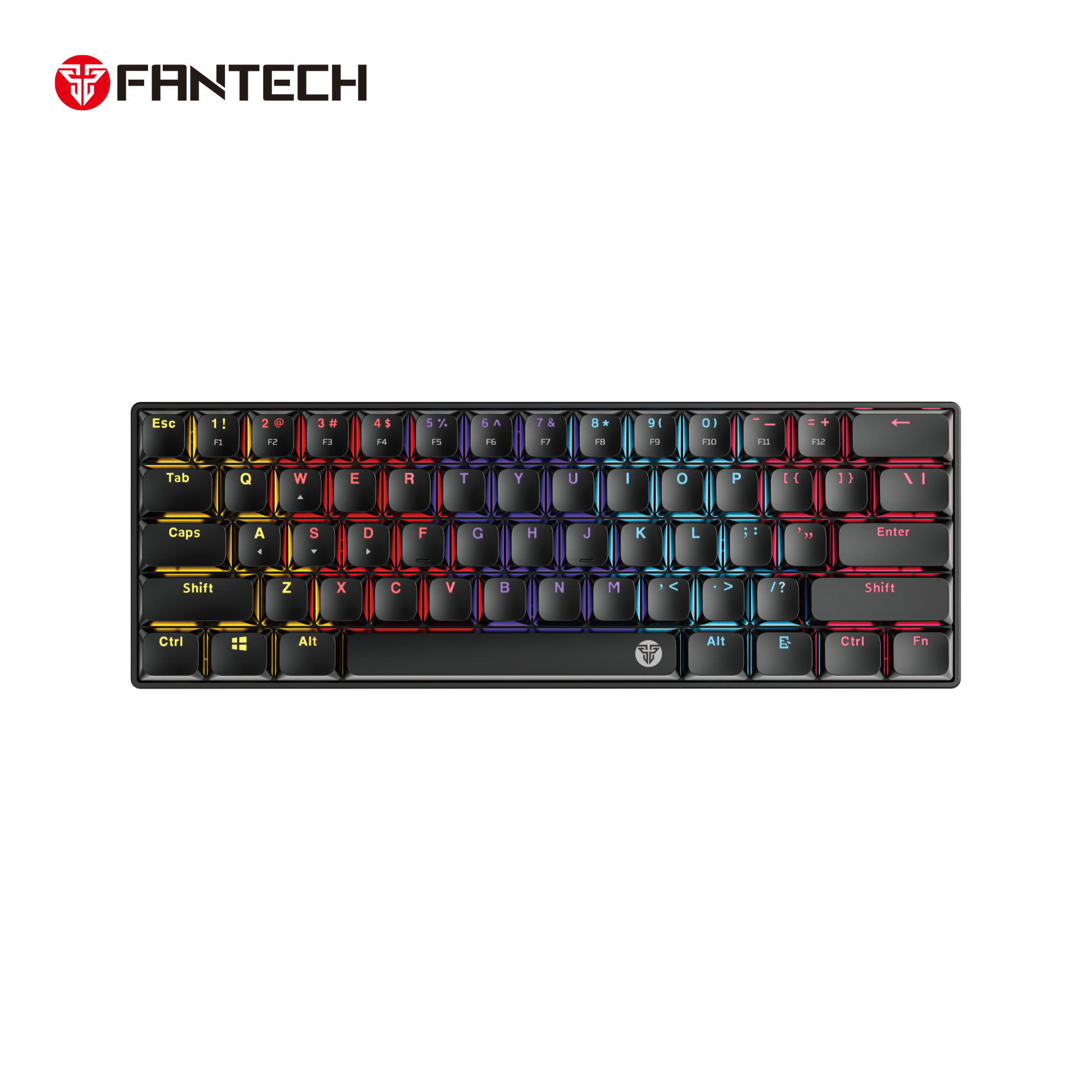 Fantech atomair61 mk311 keyboard - low-profile white mechanical keyboard - keyboard