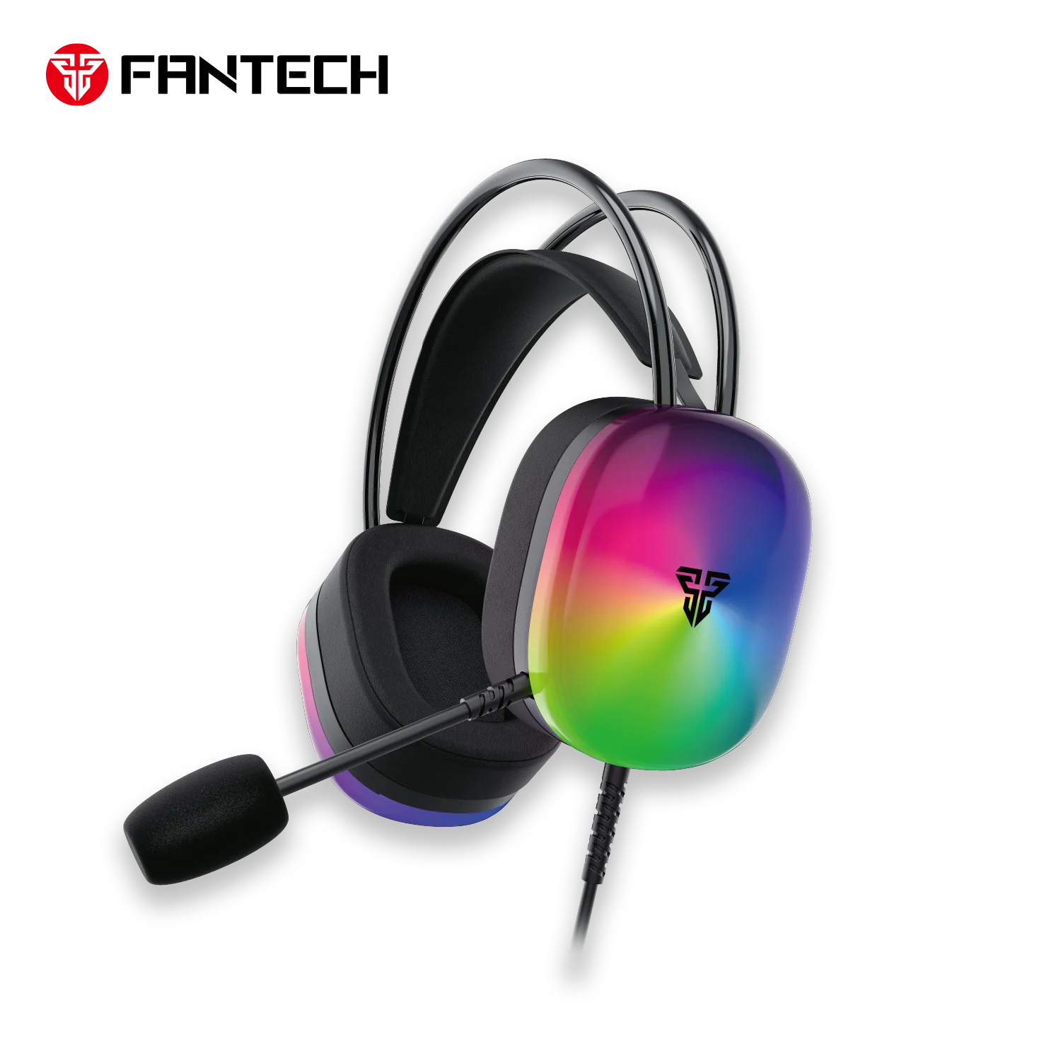 Fantech aurora hg29 gaming headset - 7.1 virtual surround sound with rgb lights - headsets