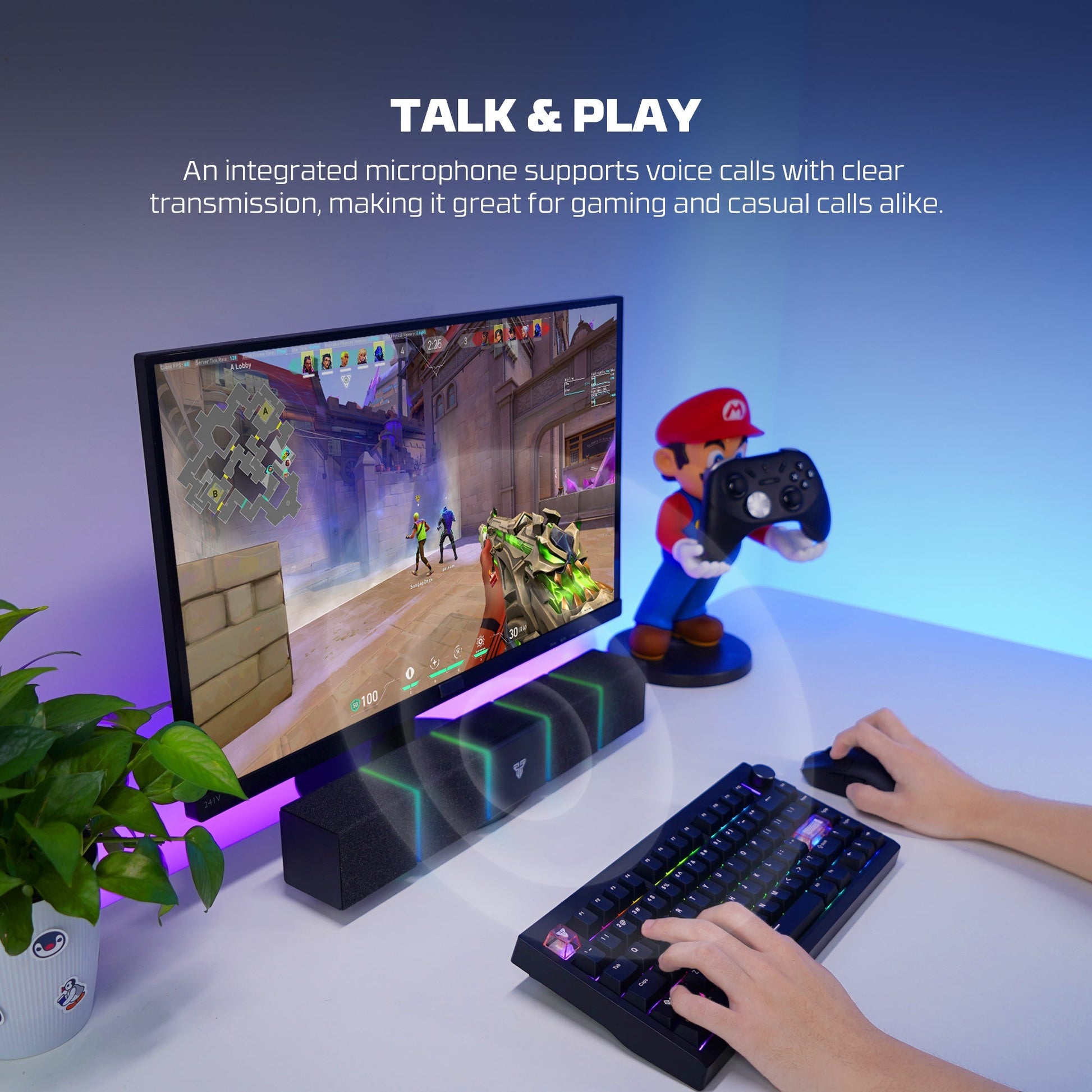 Fantech Bluetooth Speaker Groove Bar Pro Bs163