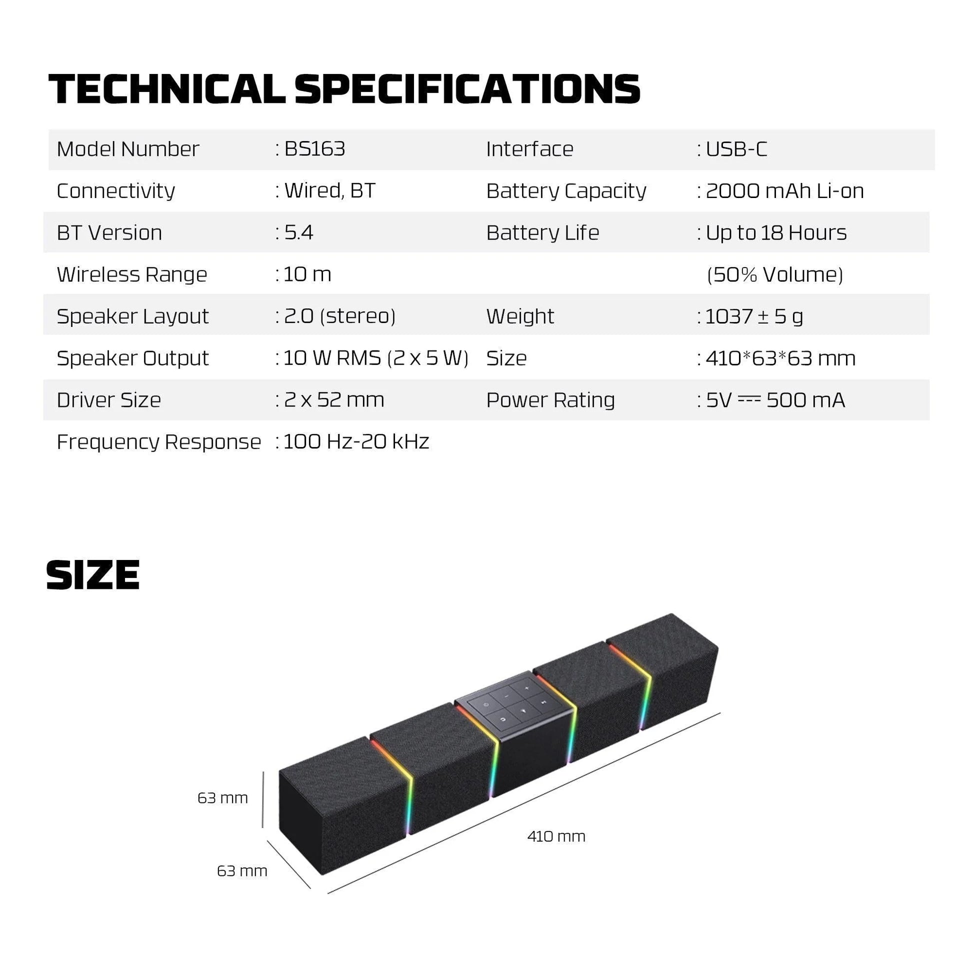 Fantech bluetooth speaker groove bar pro bs163 - audio | speakers