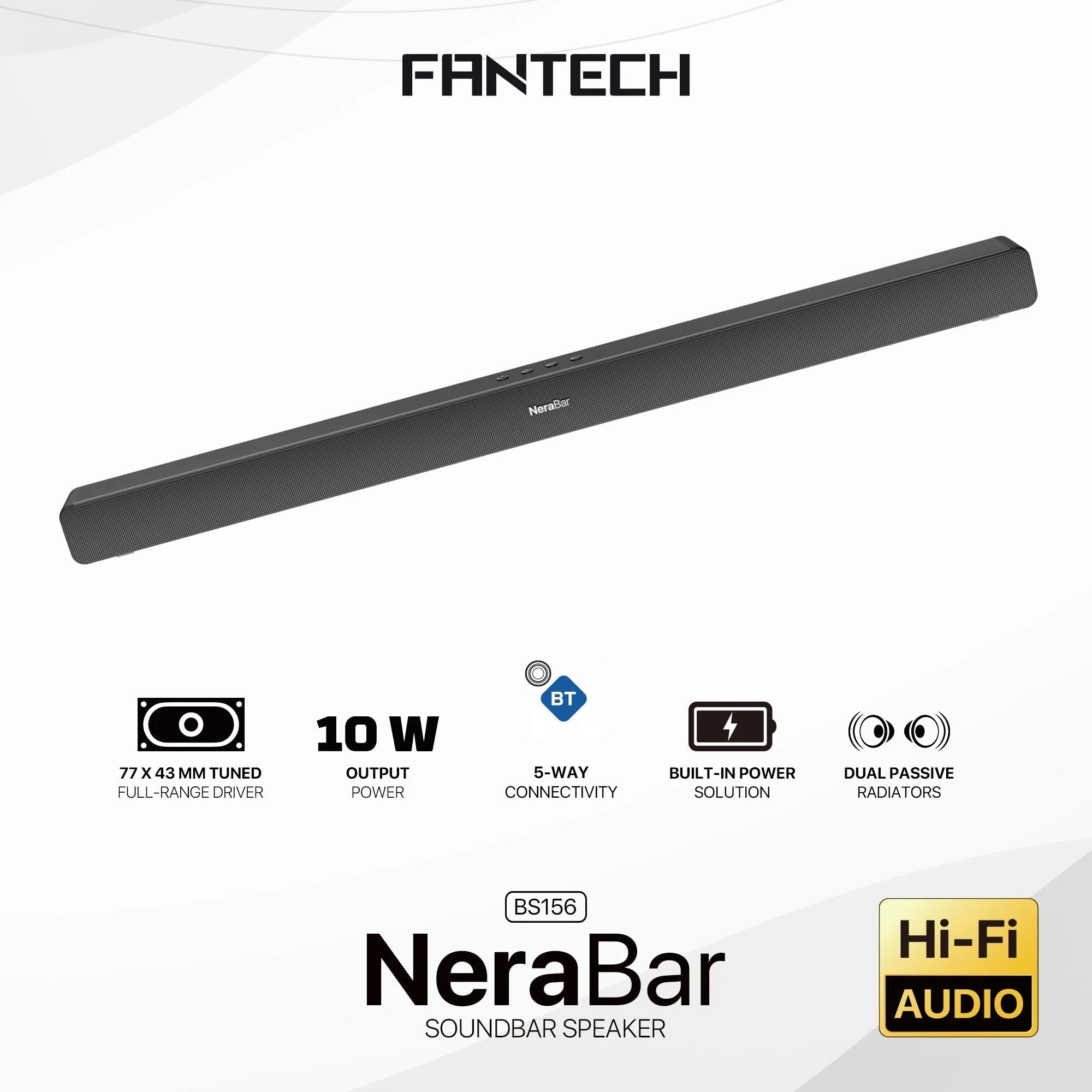 Fantech bs156 nerabar soundbar speaker