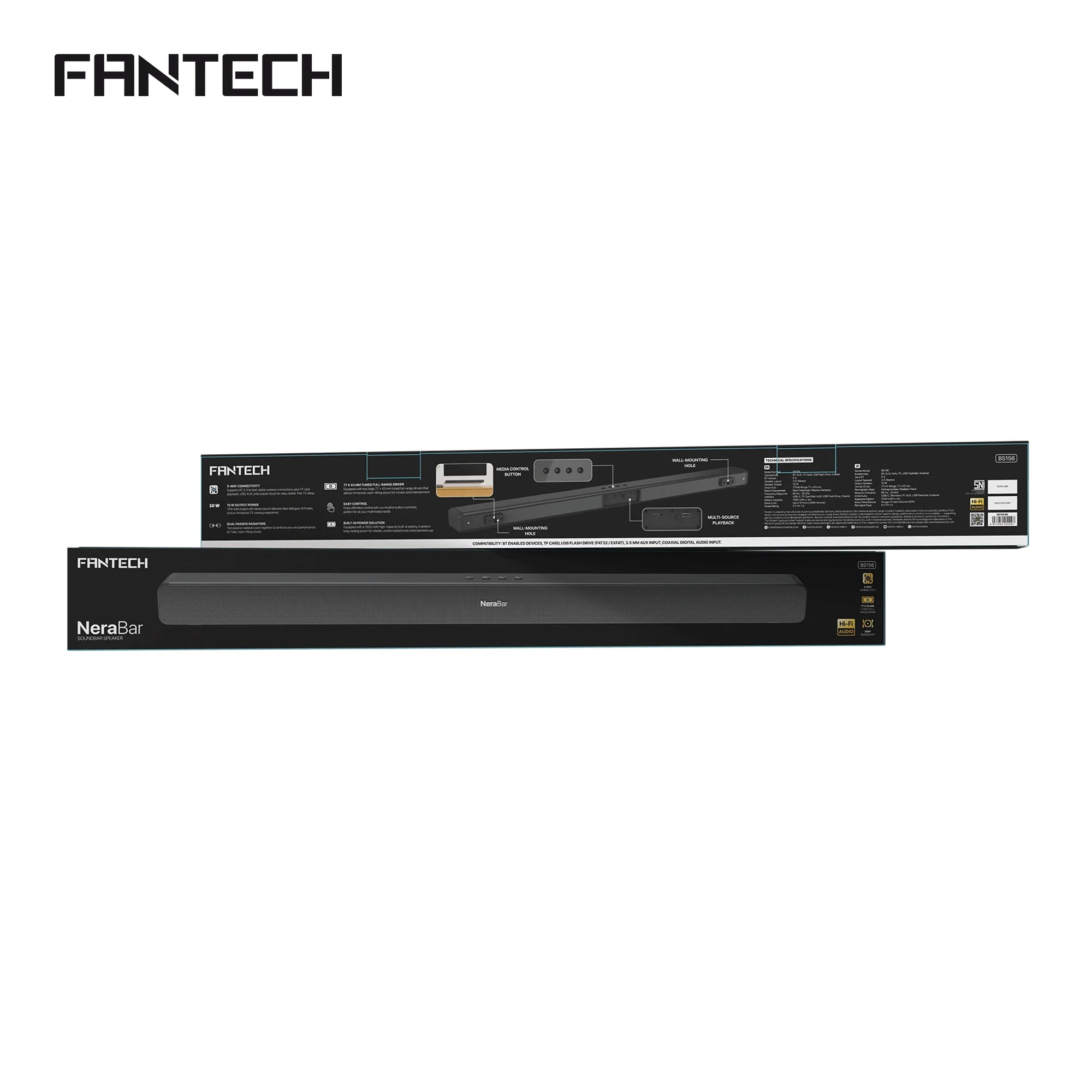 Fantech bs156 nerabar soundbar speaker