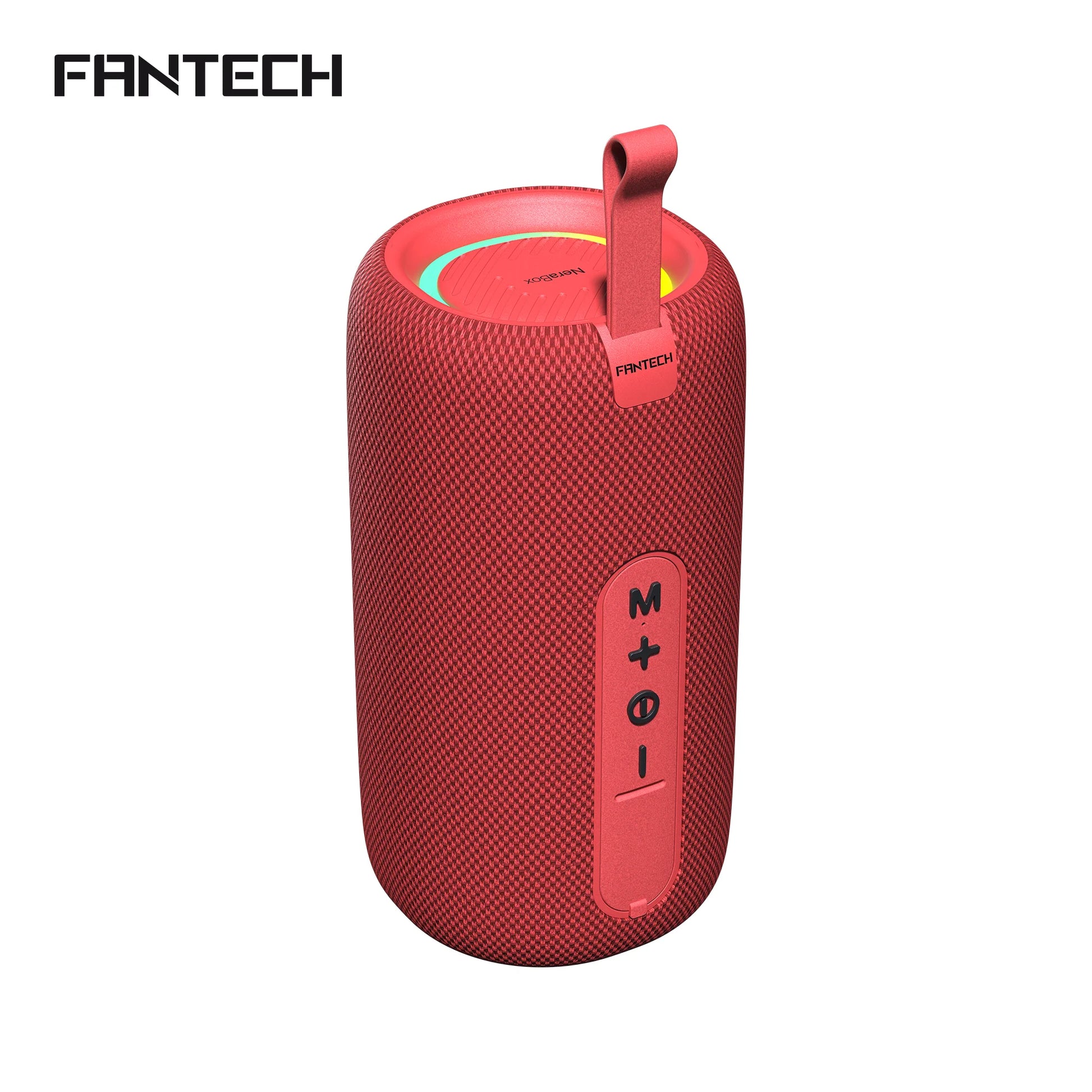 Fantech bs159 true wireless rms speaker tws deep bass 10w 57mm red - audio | speakers