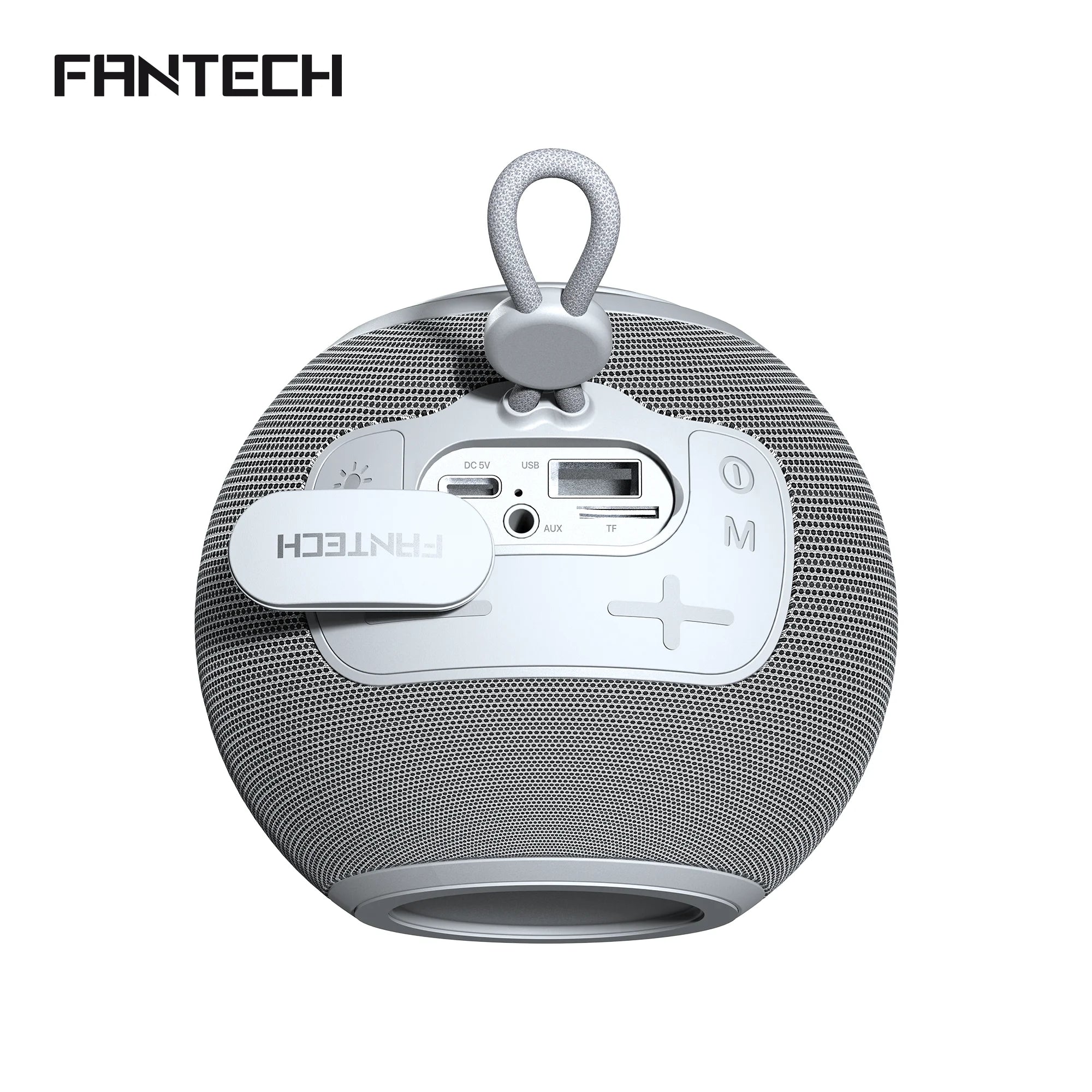 Fantech bs161 portable bt wireless speaker tws 4-way connectivity tf gray - audio | speakers