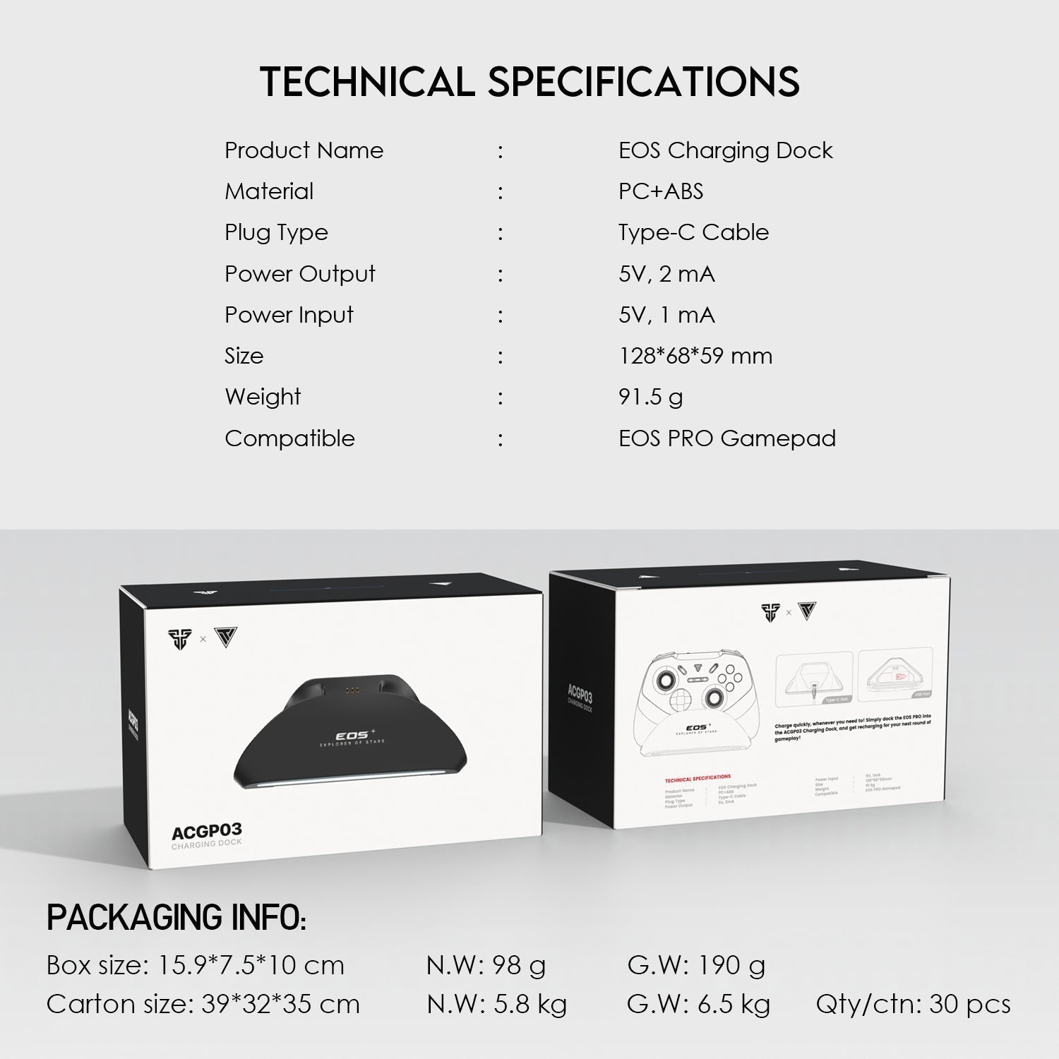 Fantech Charging Dock Acgp03 for Eos Pro Wgp15 - Gameonjo