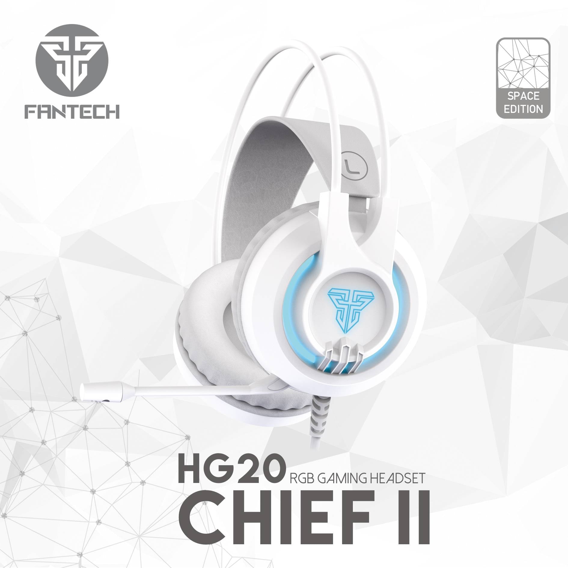 Fantech Chief Ii Hg20 Rgb Gaming Headset - White - Gameonjo