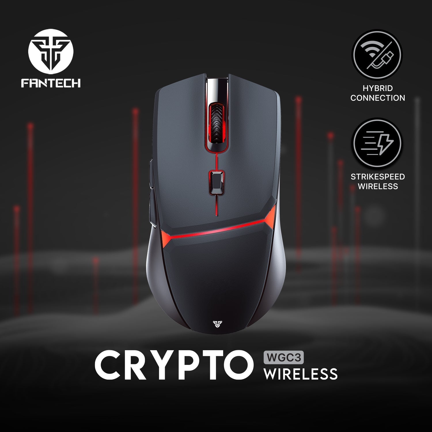 Fantech Crypto Wgc3 Gaming Mouse - Gameonjo