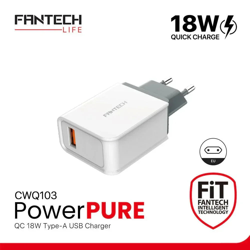 Fantech cwq103 powerpure usb charger 18w - cables&charges